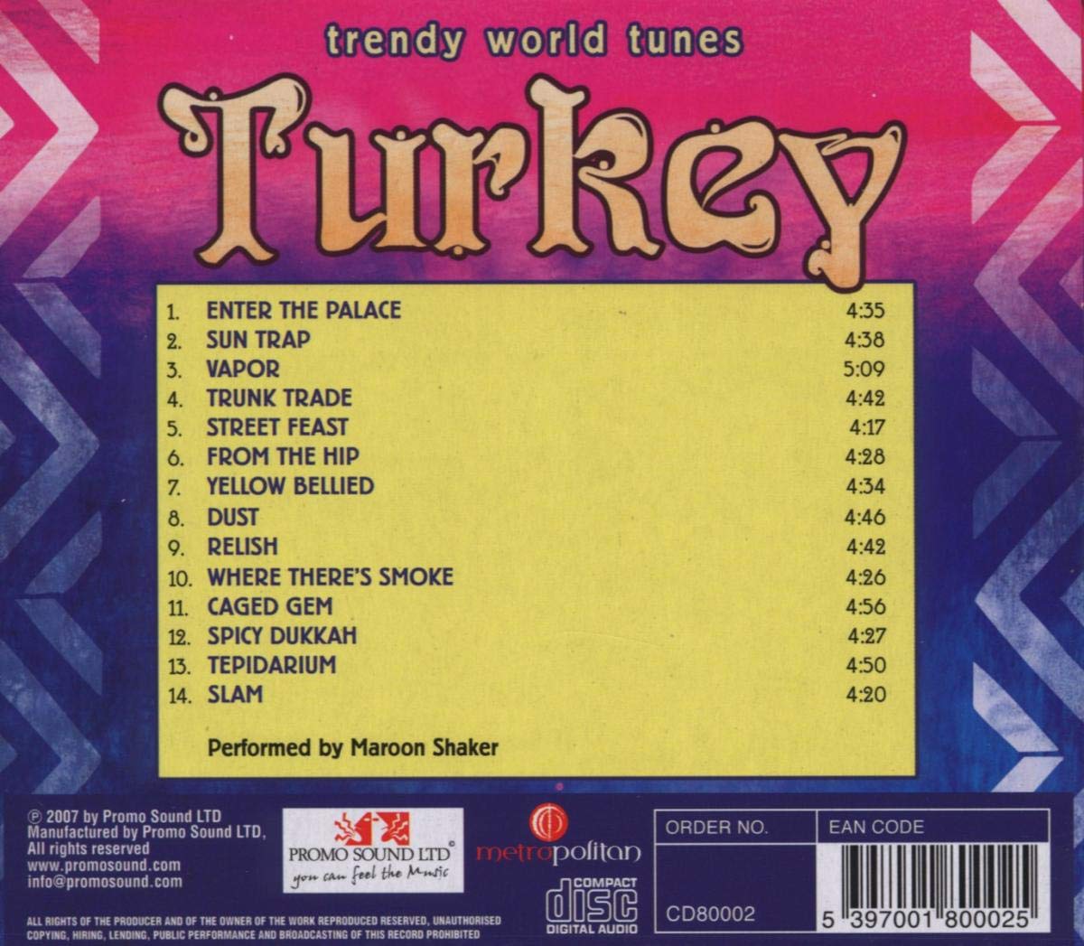 Various - Turkey; Trendy World Tunes