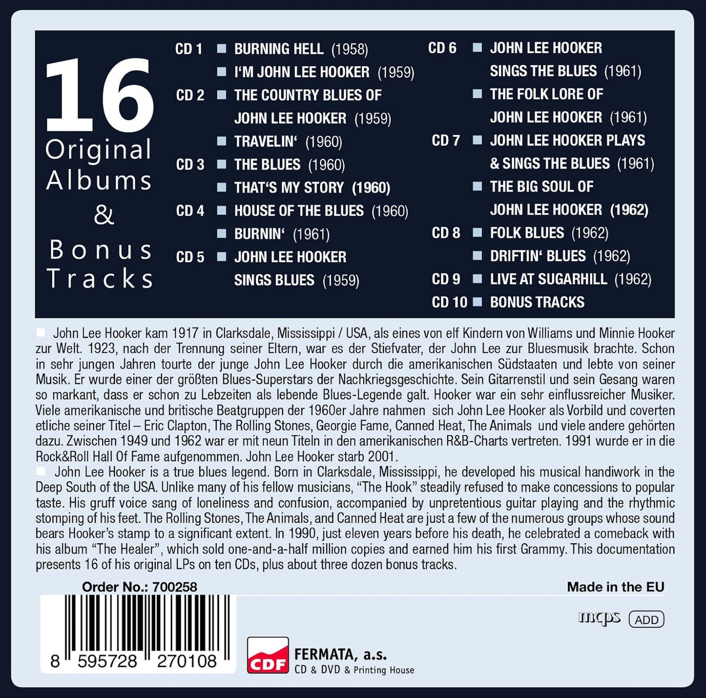 Hooker - 16 Original Albums