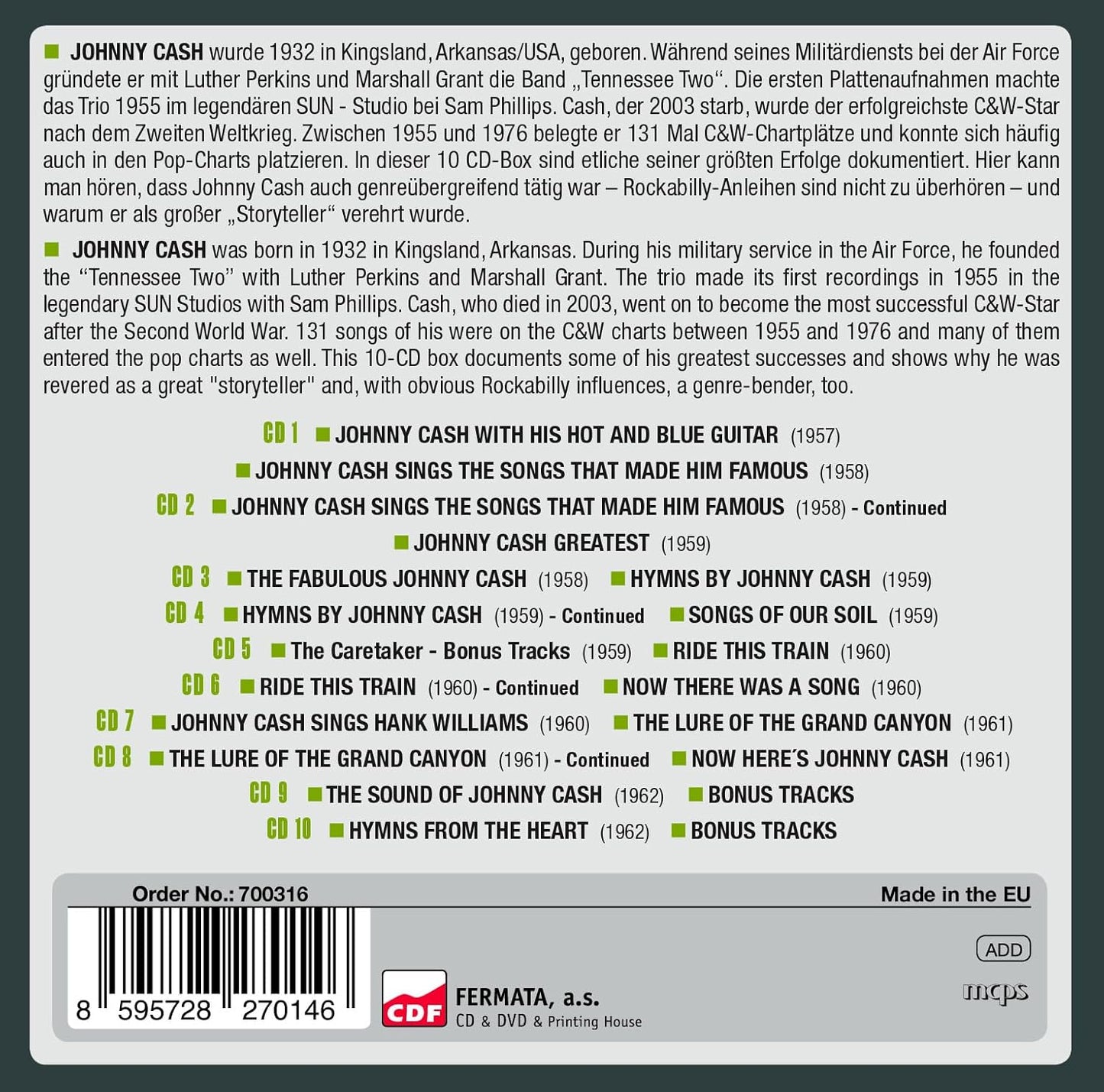 Cash - 18 Original Albums - Milestones of a Legend