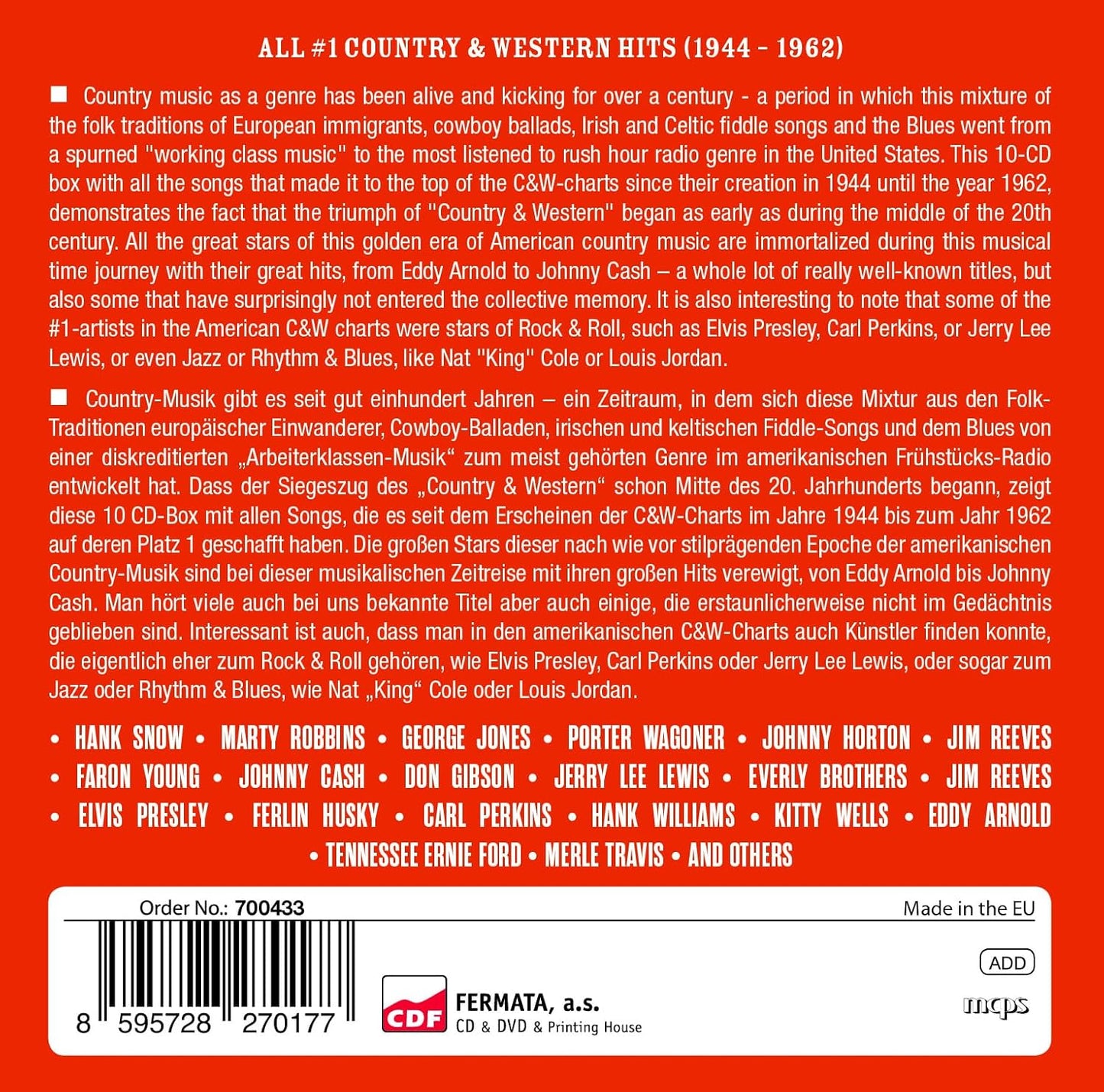 Country & Western - 200 No. 1 Hits
