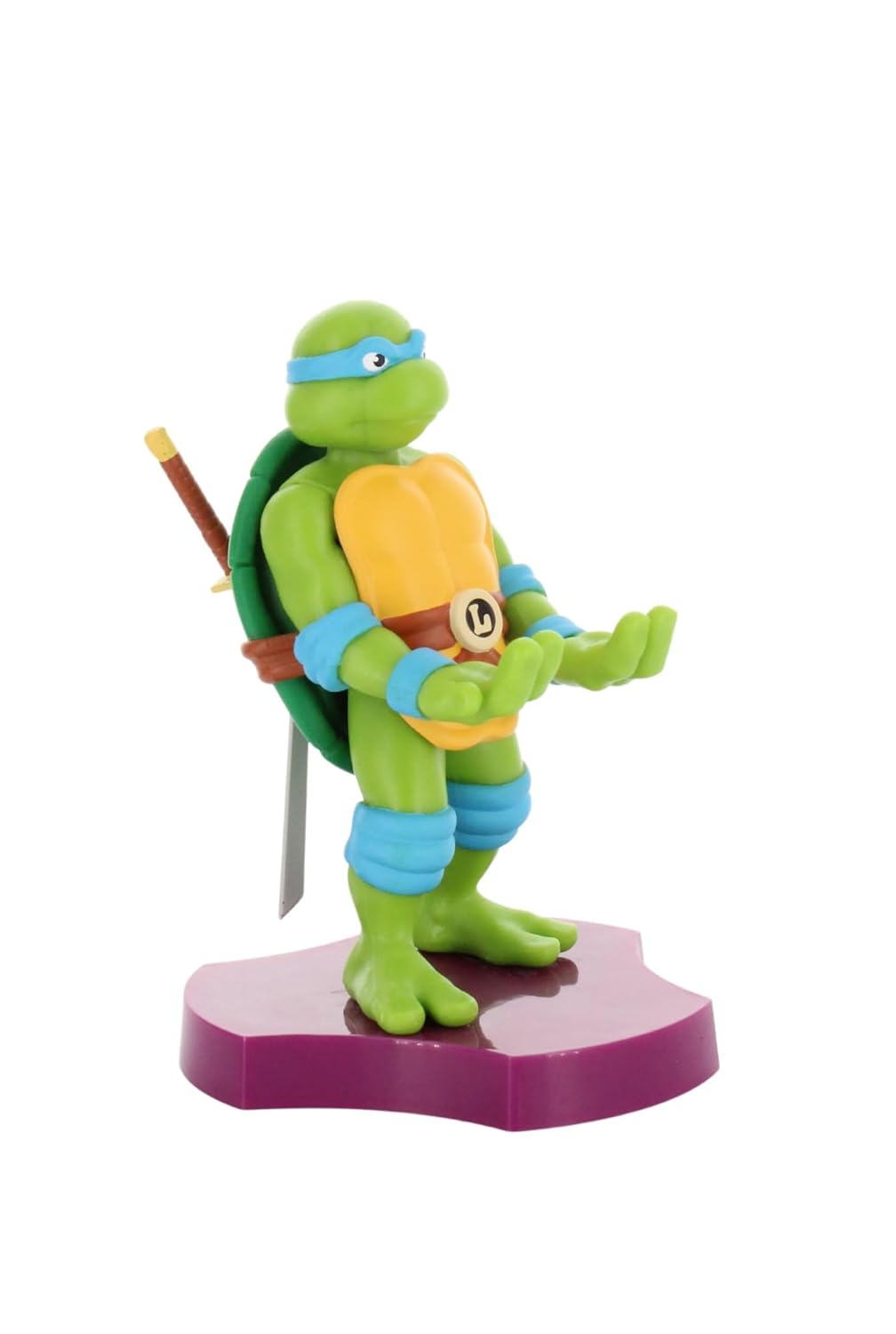 Cable Guys Holdem - TMNT Leonardo Collectible Small Tech Accessories & Phone Holder/Stand (iPhone, Samsung, Earbuds, Earphones