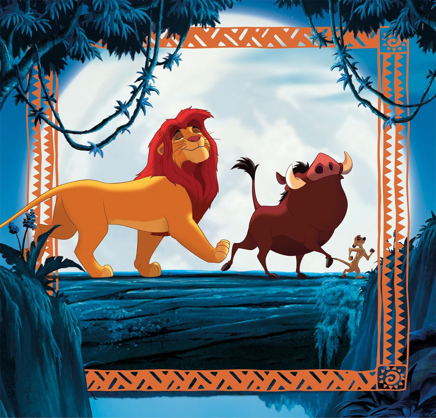 Clementoni 25323 Jigsaw Lion King 3 48 Pieces-Supercolor Children 5-7 Years, Cartoon, Gift for Boy/Girls, Puzzle for Kids, Made in Italy, multicolor