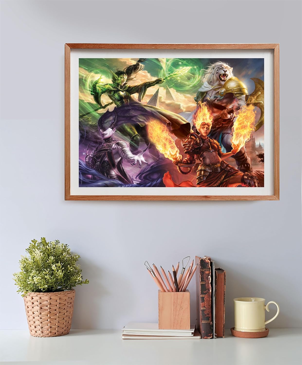 Clementoni 35564 Magic The Gathering Jigsaw Cube 500 Pieces Collection Puzzle for Adults 14-99 Years, Gift for Men/Women, Game, Made in Italy, Multicolor