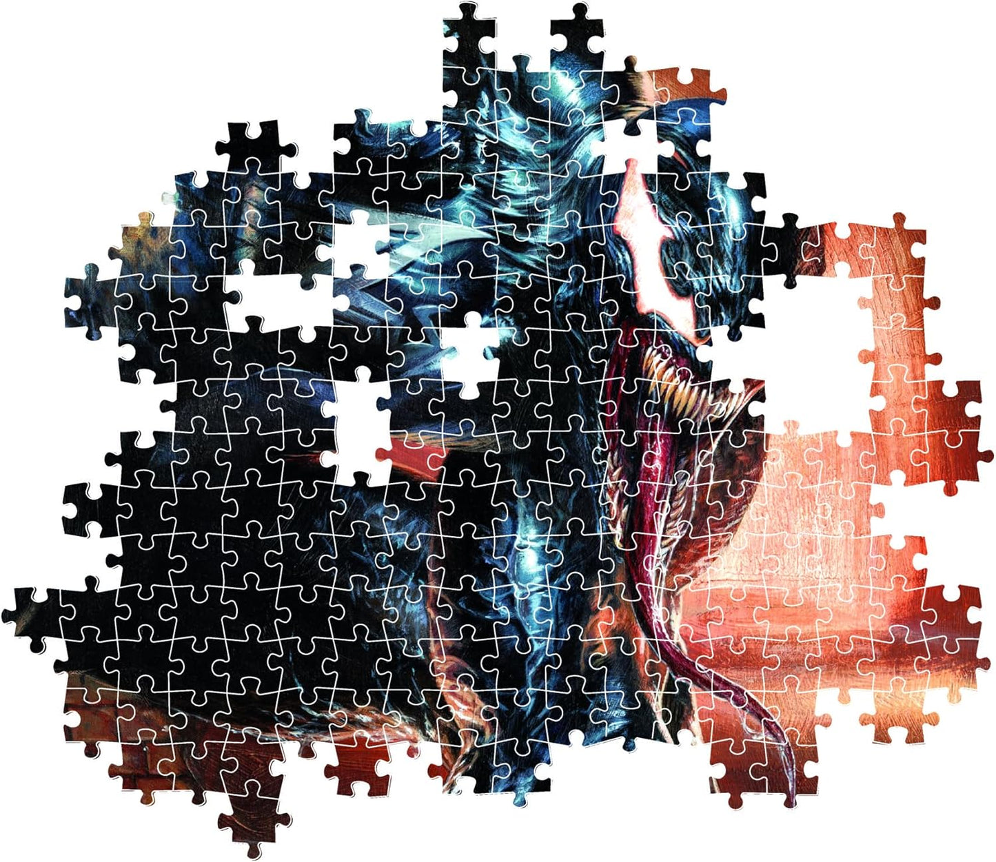 Clementoni 39879 marvel Jigsaw Collection Venom 1000 Pieces-Compact Box, Poster Included, Puzzle for Adults 14-99 Years, Gift for Men/Women, Made in Italy, multicolor