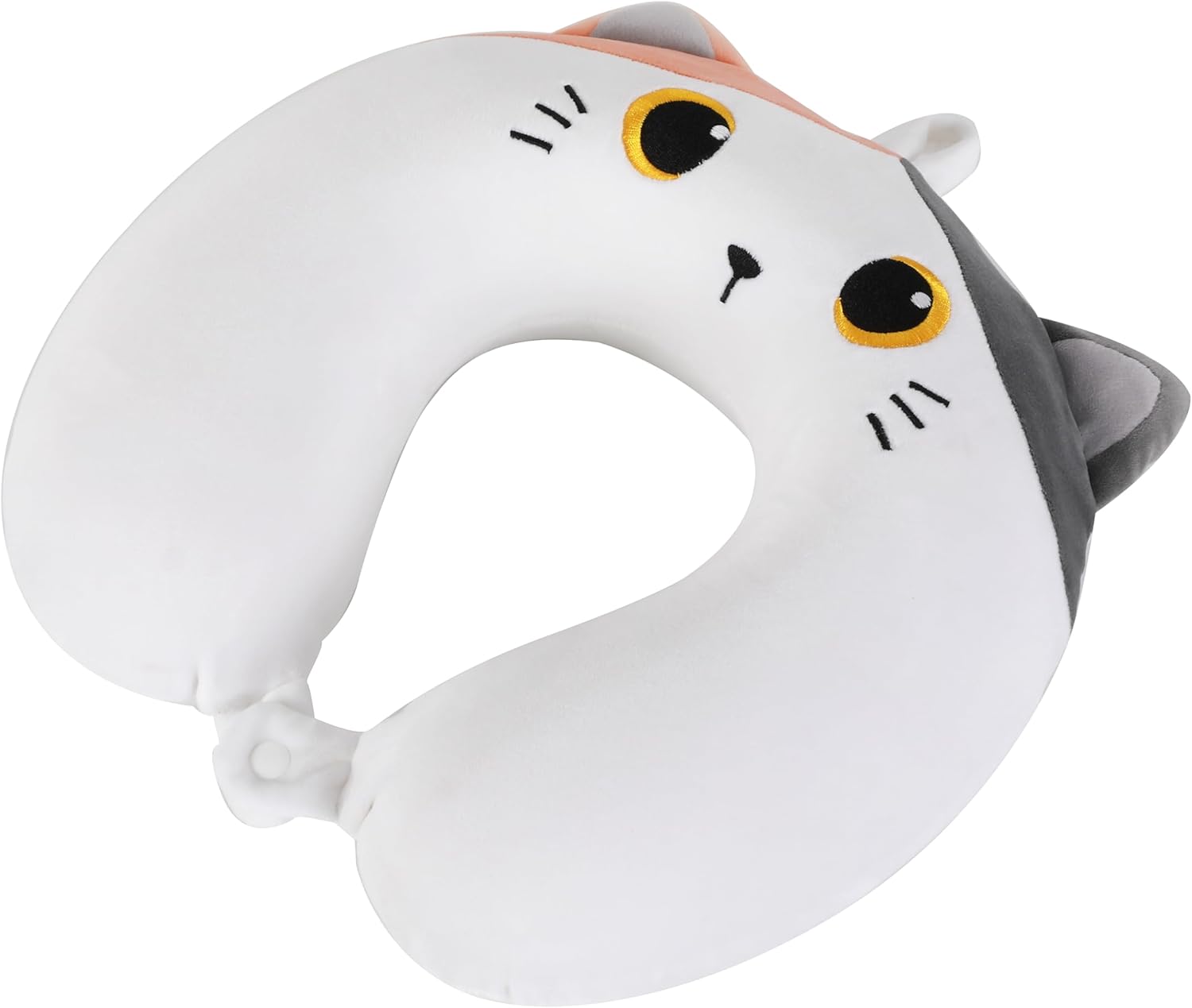 I-TOTAL® - Travel Pillow Shape/Neck Travel Pillow Soft Neck Support Pillow/Pillows Funny Travel Pillow (ORANGE CAT