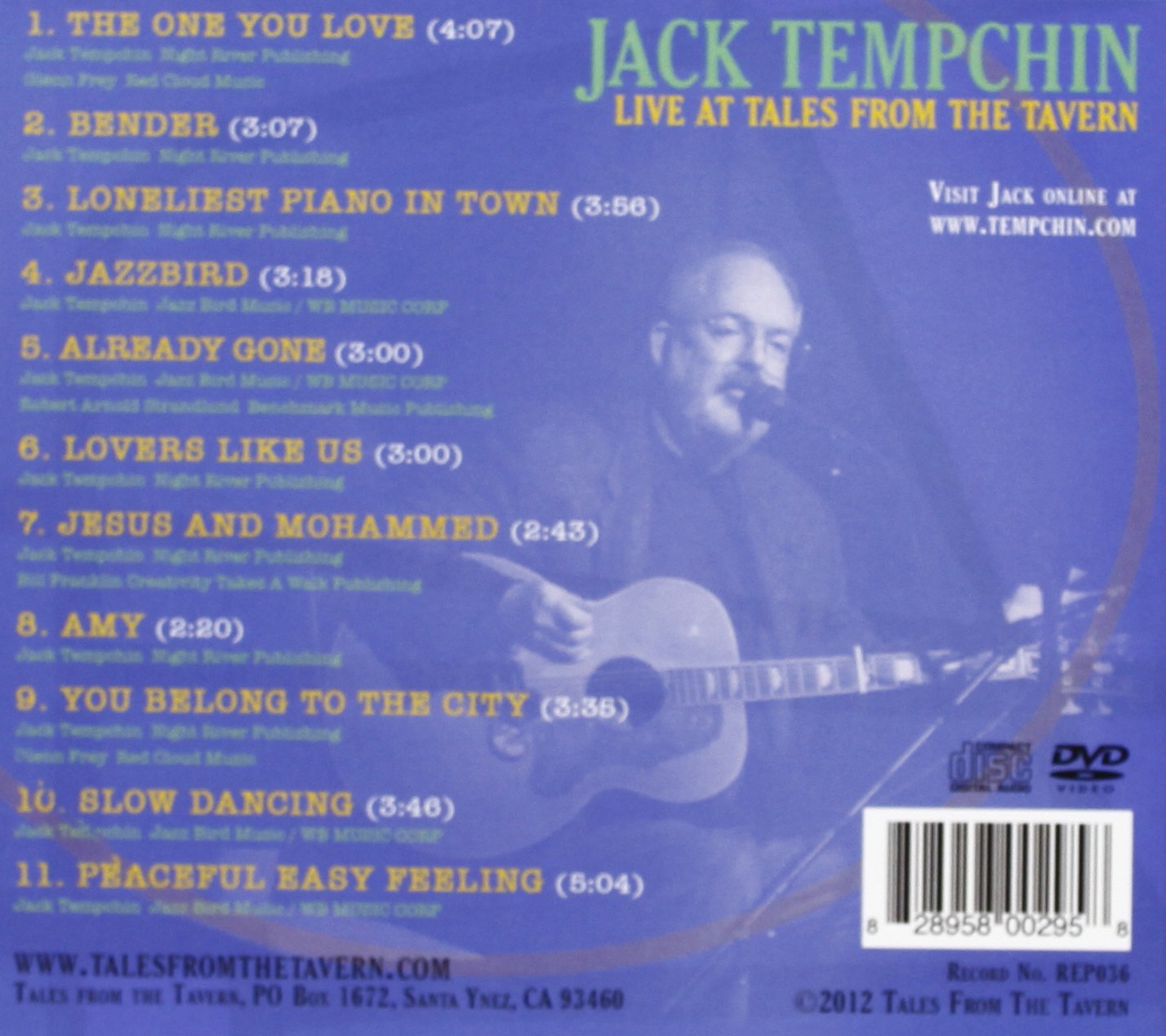 Jack Tempchin - Live At Tales From Tavern