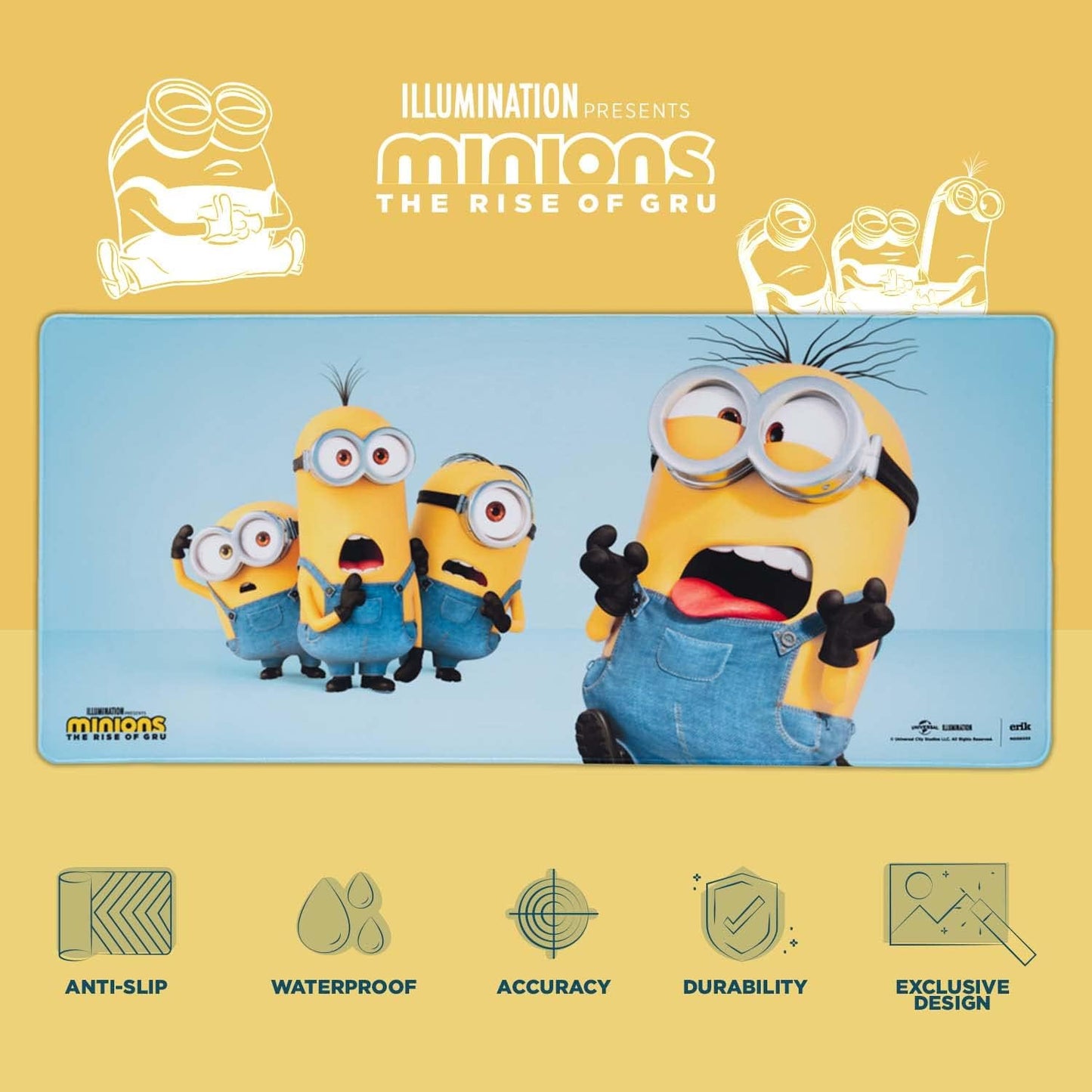 MINIONS - XL Desktop Mat