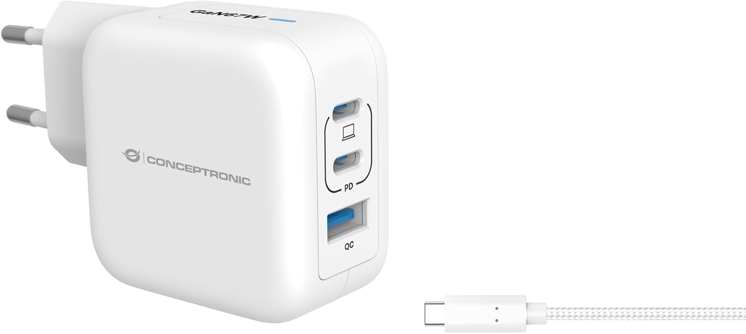3-Port 67W Gan Usb Pd Charger