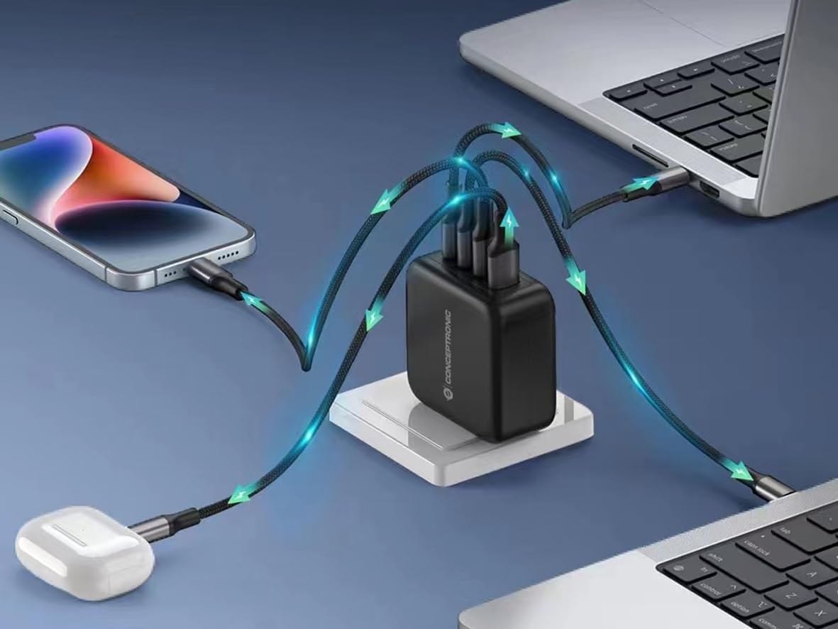 Conceptronic ALTHEA18B 4-Port 100W USB