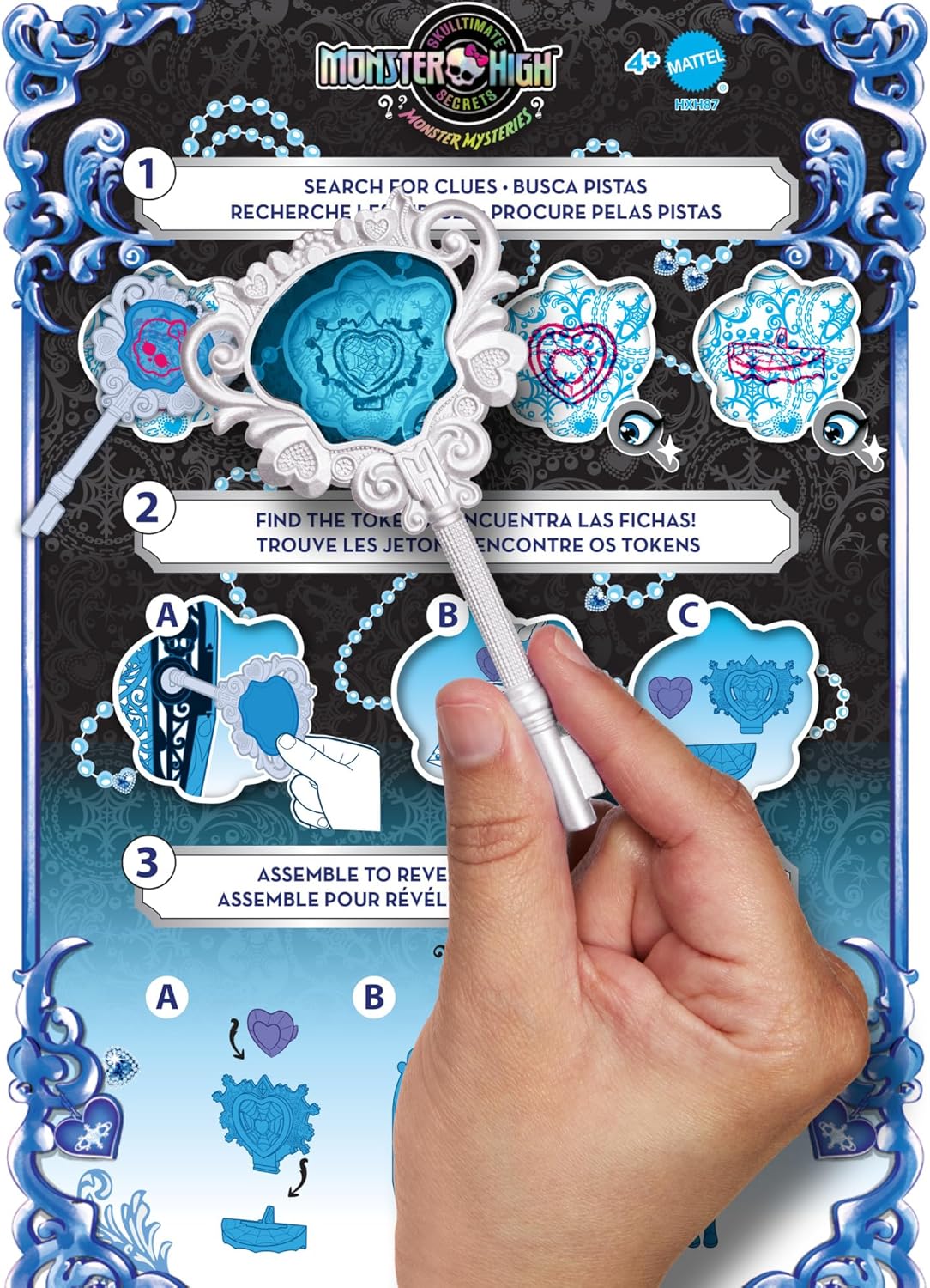 Monster High Skulltimate Secrets Doll and Accessories Set, Monster Mysteries Abbey Bominable with Dress-Up Closet and 19+ Surprises including Clothes