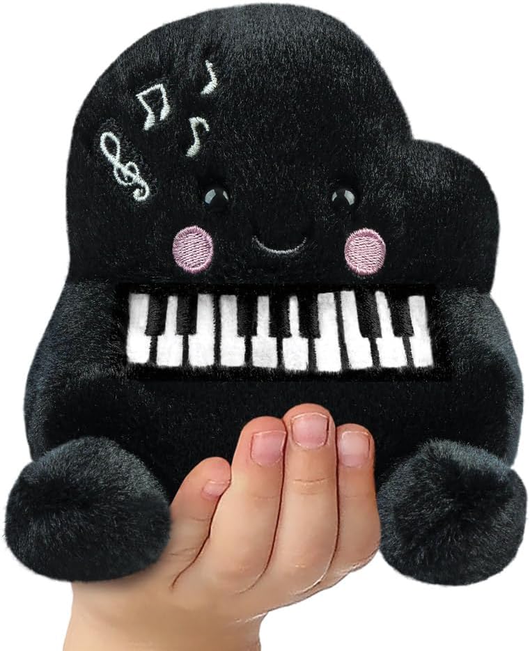 Aurora, 61598, Palm Pals Paul Piano 5In, Soft Toy, Black