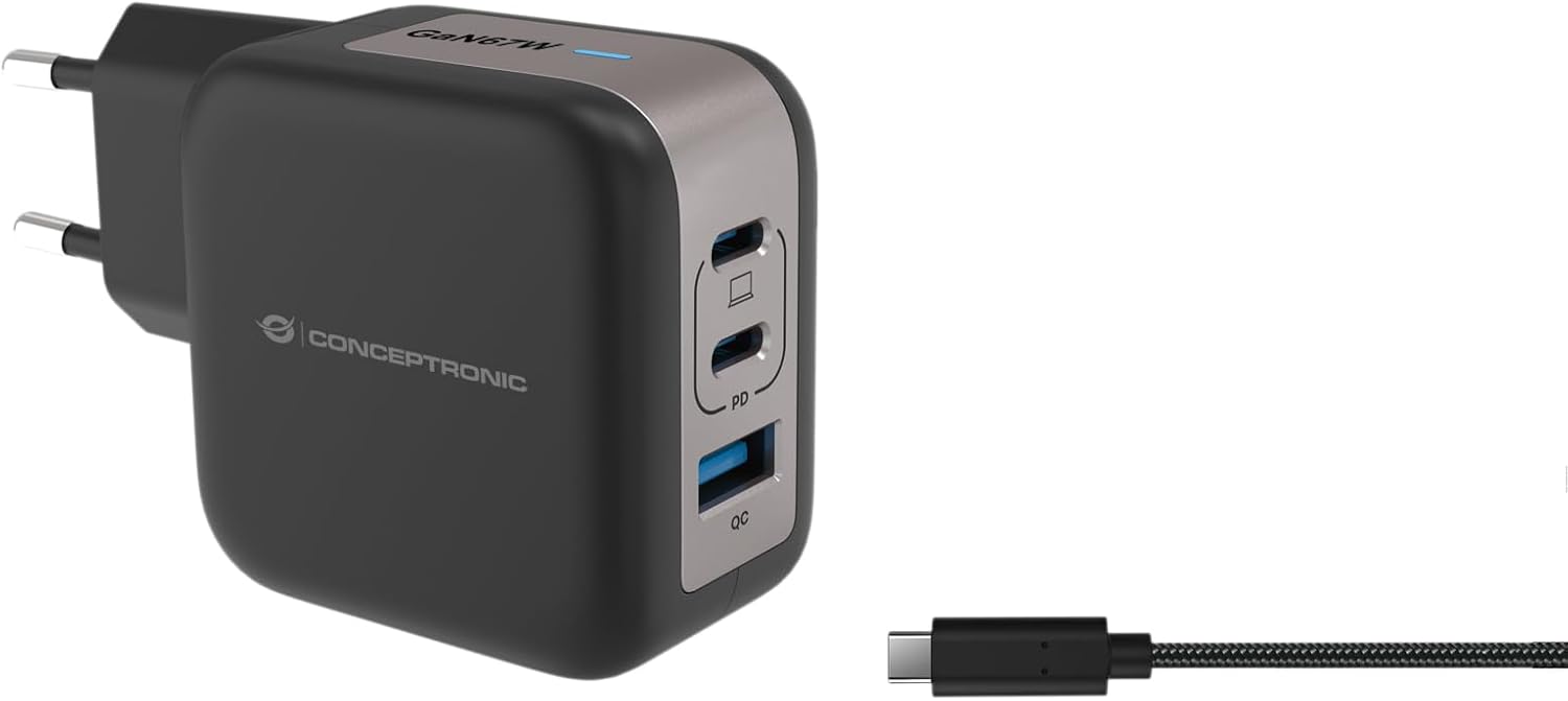 3-Port 67W Gan Usb Pd Charger