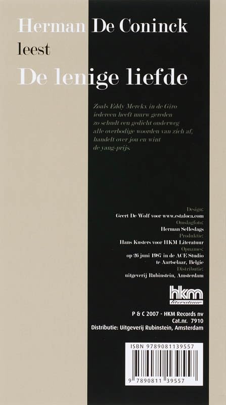 De lenige liefde: Herman de Coninck leest