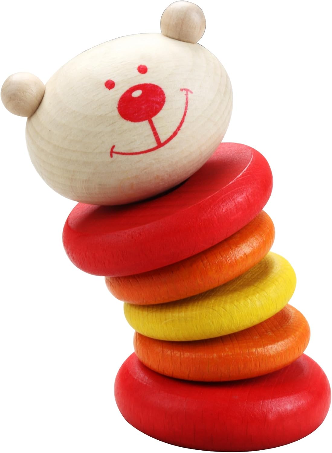 Classic World 3058 Bear Rattle with Display