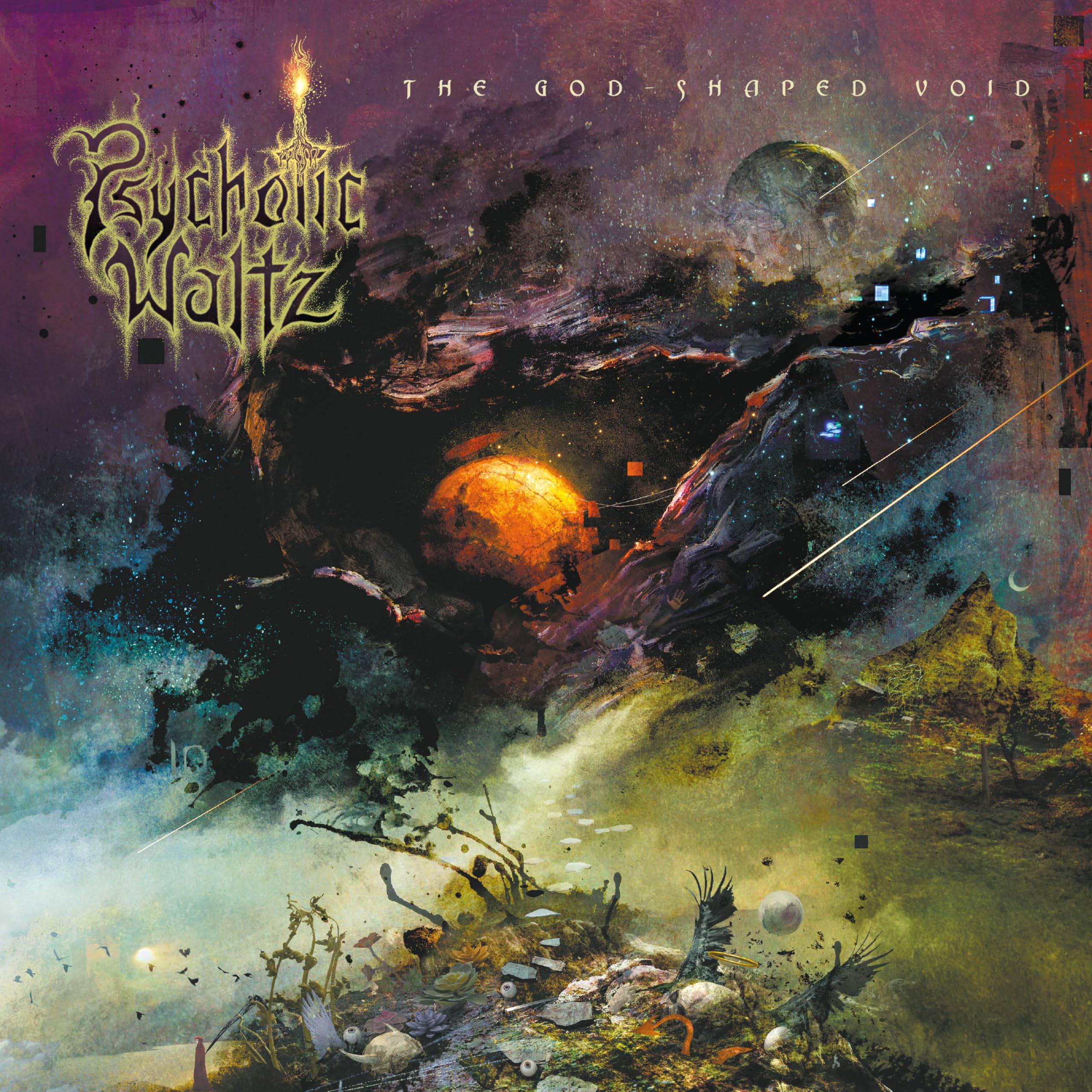 The God-Shaped Void (Purple, White & Black)