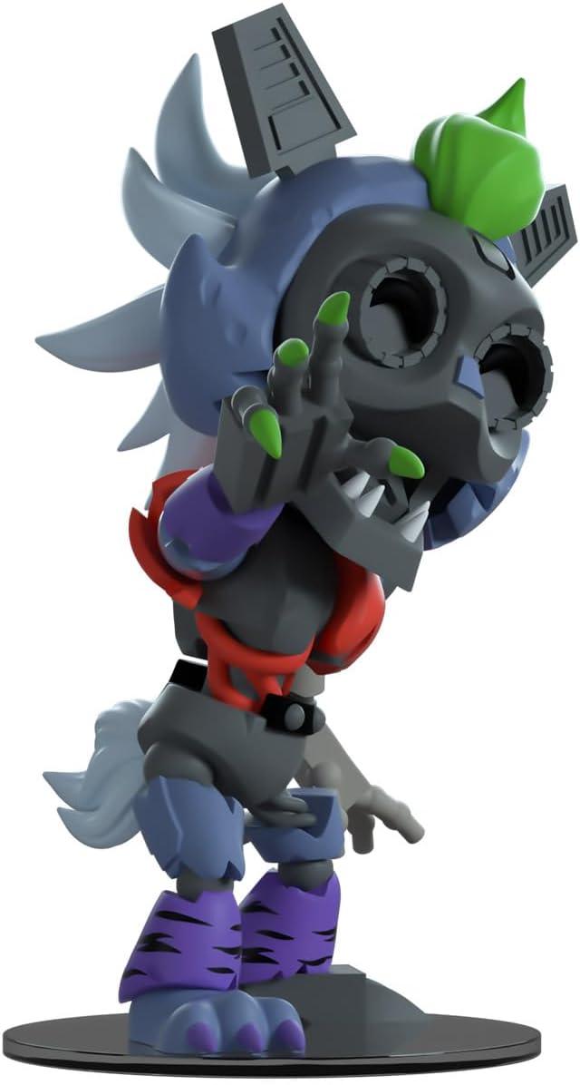 Youtooz FNAF Ruined Roxy 4.9", Ruined Roxy Vinyl Figure, Collectible Ruined Roxy from Five Nights at Freddy's by Youtooz FNAF Collection