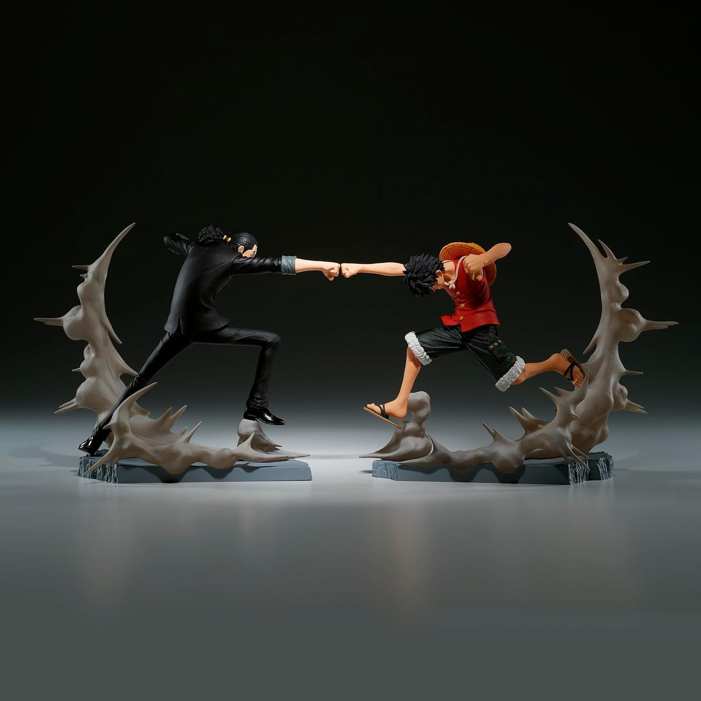 Monke y D. Luffy: 8cm Senkou Zekkei Statue Figurine Bundled with 1 A.C.G. Compatible Theme Trading Card (89112
