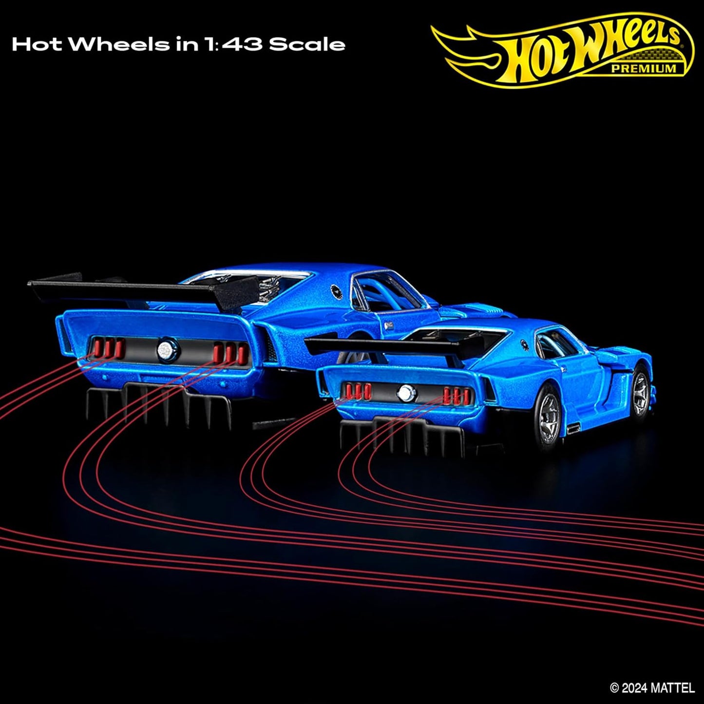 Hot Wheels Premium 1:43rd Scale Vehicle, Officially Licensed Replicas for Adult Collectors, Real Riders Tires, Metal/Metal Body & Chassis, HWT04