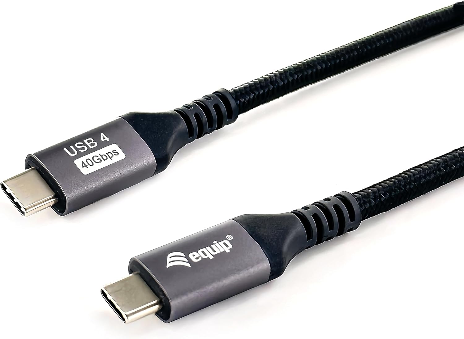 Equip USB 4 Gen 3 C to C Cable M/M 2 m PD3.1 240 W 8 K/60 Hz 40 Gbps Black 128383