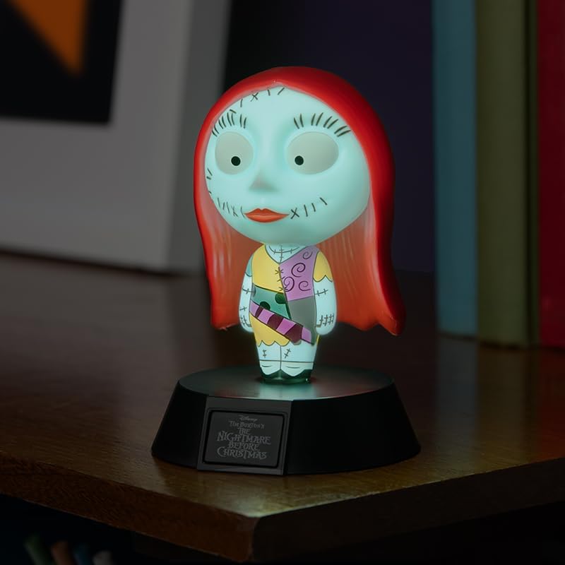 Paladone Sally Icon Light - Officially Licensed Nightmare Before Christmas Merchandise, Collectible Gift for Film Fans, Spooky Halloween Decor, Battery Powered, (10 cm