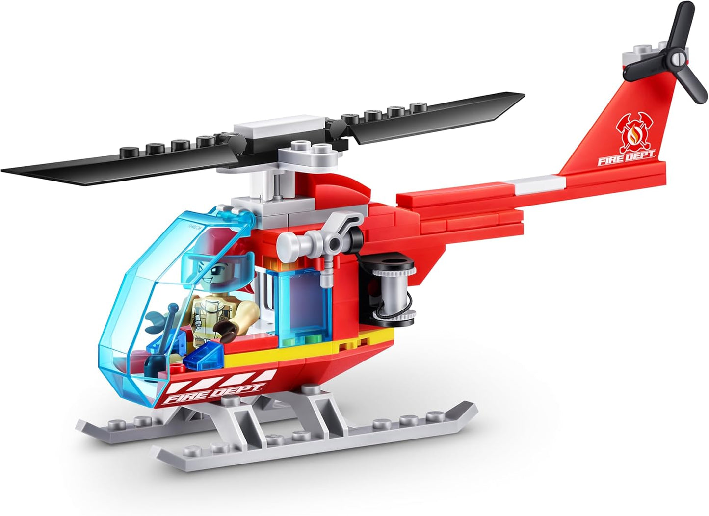 MAX Adventure Fire Rescue Playset (245 pieces) Building Bricks Toys For Kids 5+ Create Vehicles and More Unbox Discover, Major Brand Compatible Fire Rescue (245 Pieces)
