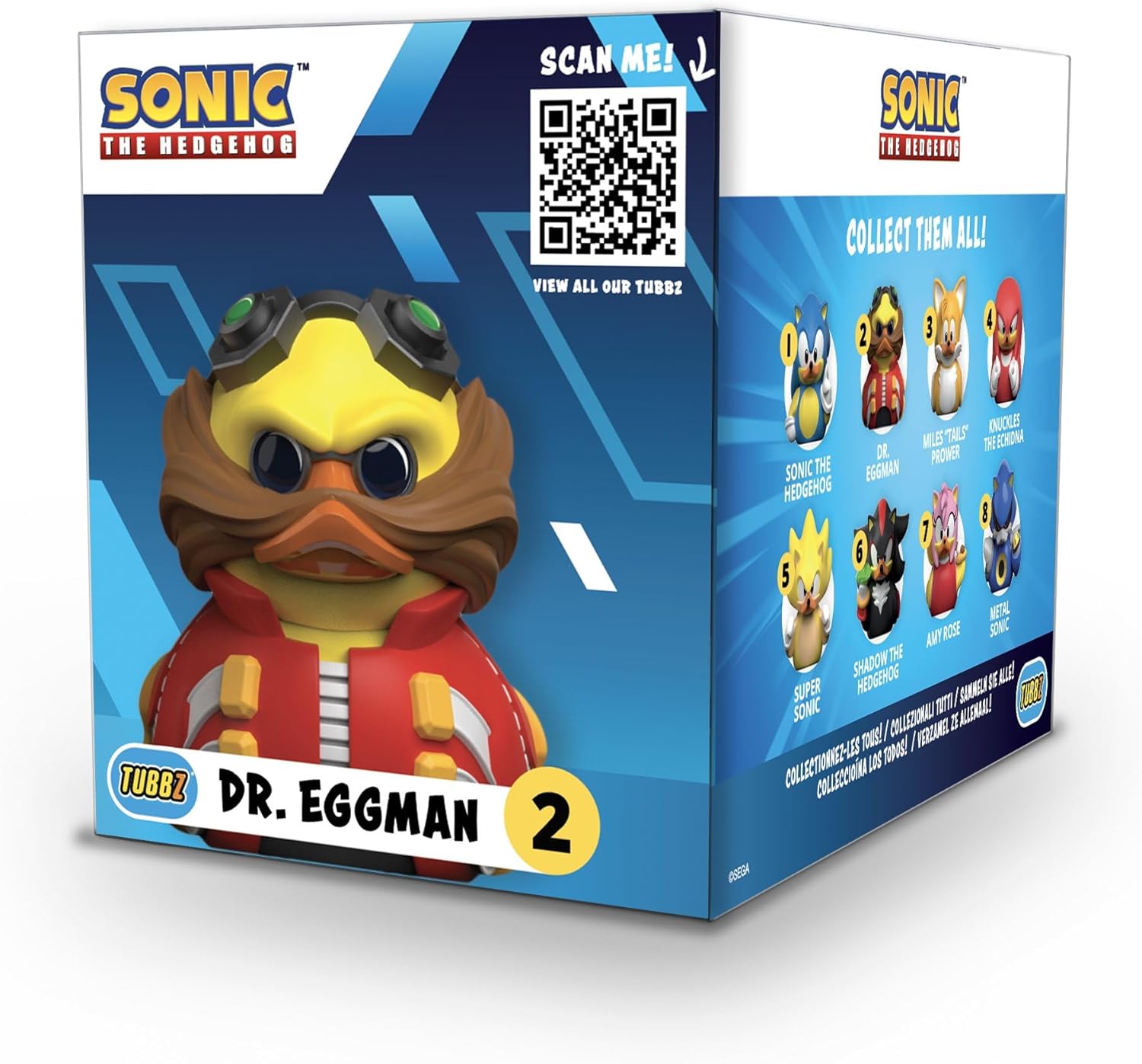 TUBBZ Boxed Edition Dr Eggman Collectible Vinyl Rubber Duck Figure - Official Sonic the Hedgehog Merchandise - Action TV, Movies & Video Games