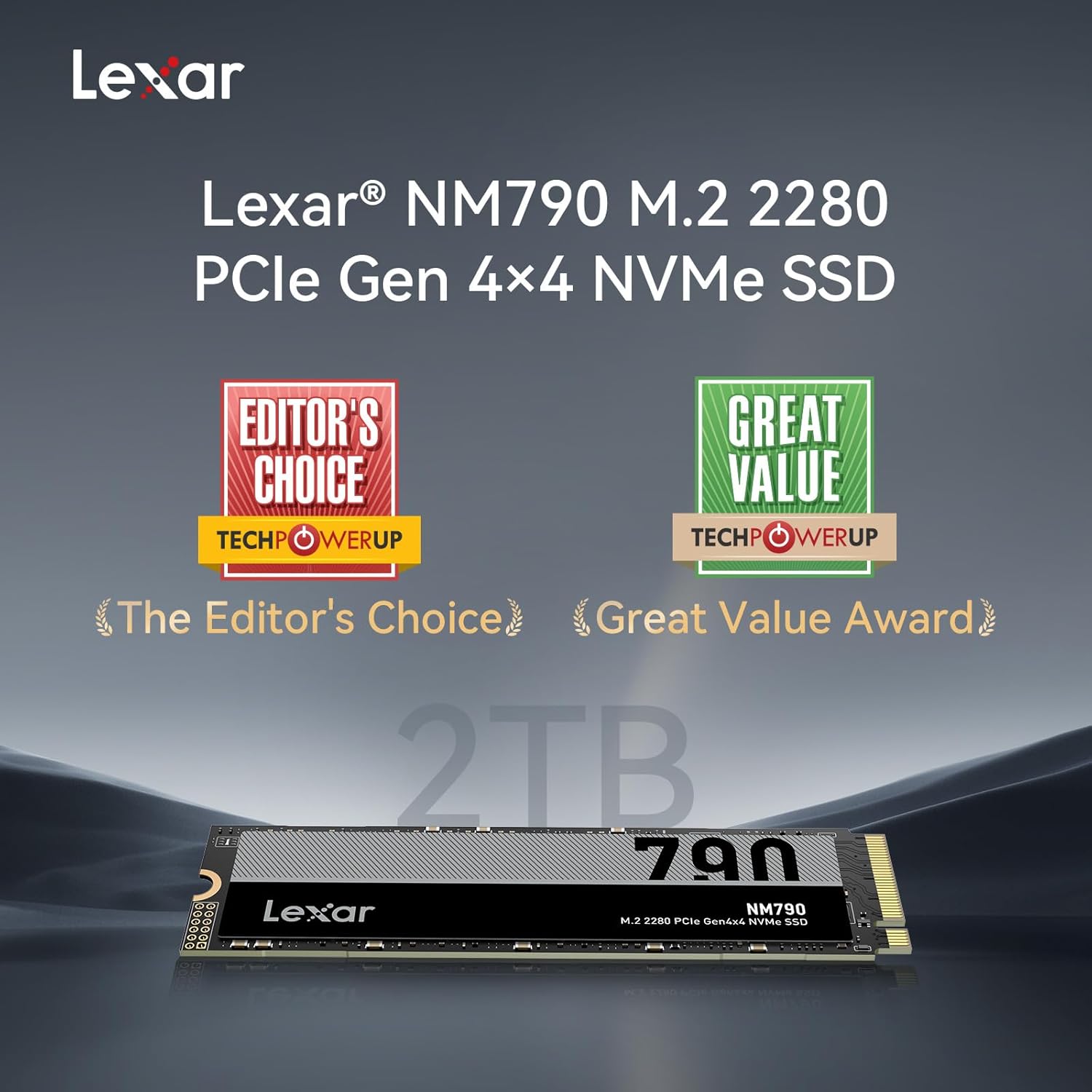 Lexar SSD 2TB 7400/6500 NM790 M.2 Lex NVME