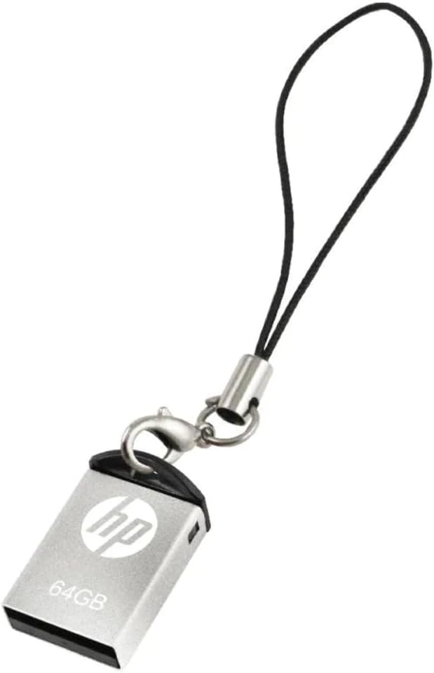 HP USB Memory GB USB 2.0 Super Mini Metal, Shockproof, Splashproof Dustproof Flash Drives v222 W hpfd222 W - 64 64GB v222