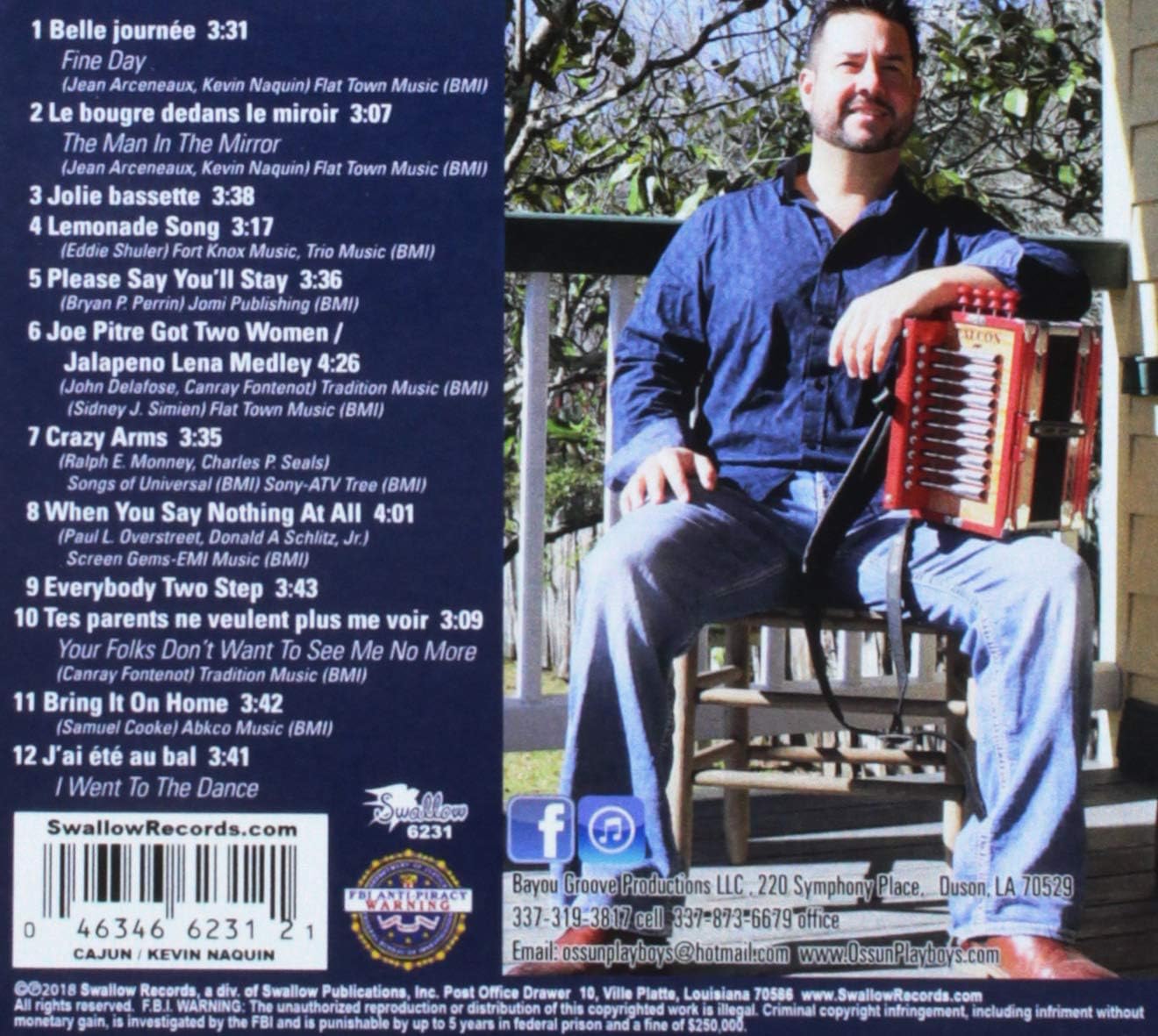 Kevin & The Ossun Playboys Naquin - Man In The Mirror