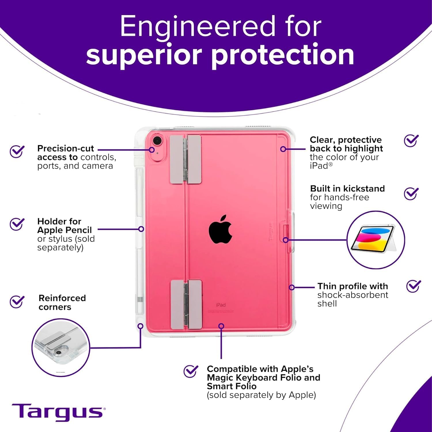 Targus Click-Inclear Case F/ iPad 10.9