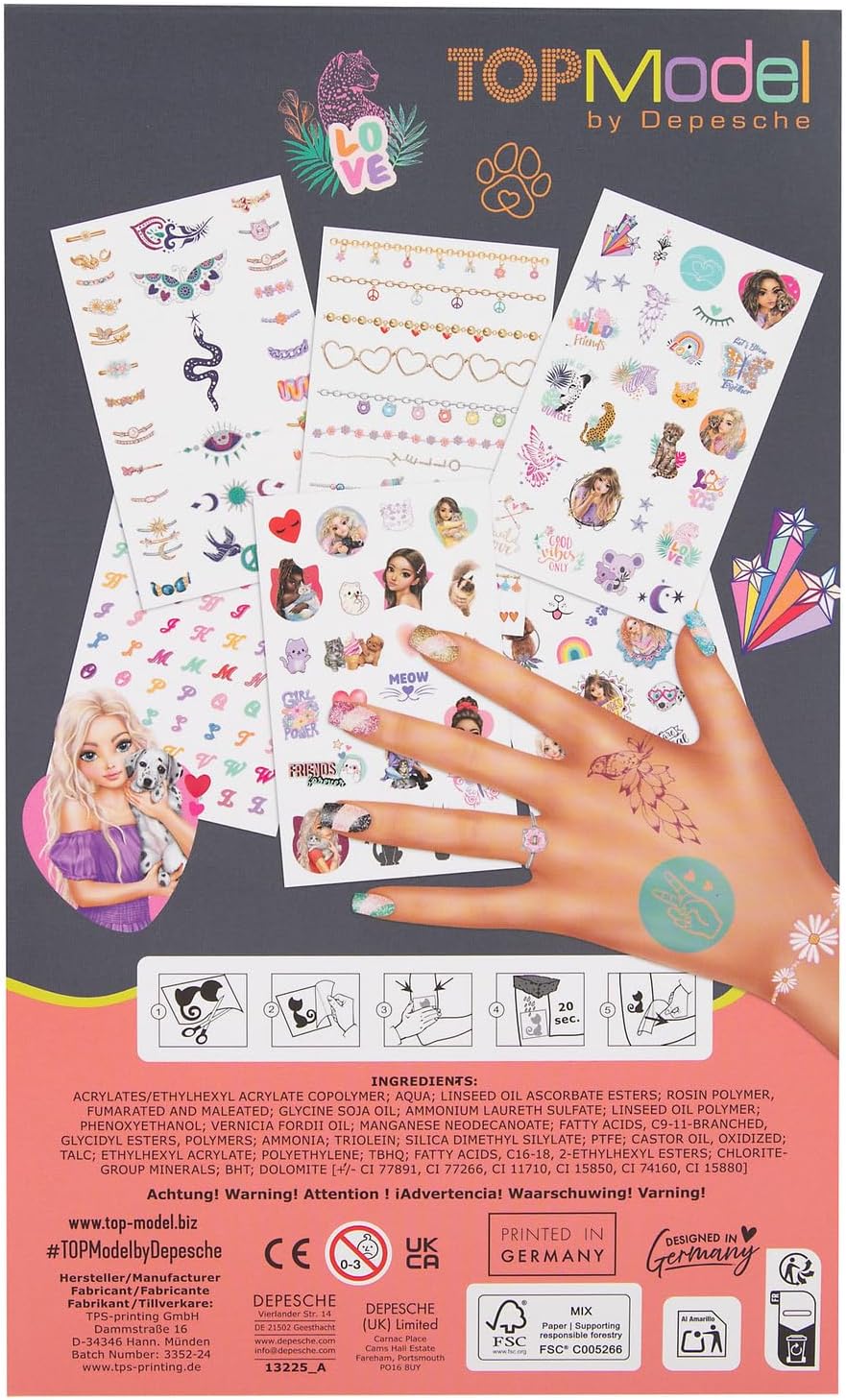 Top model tattoo block
