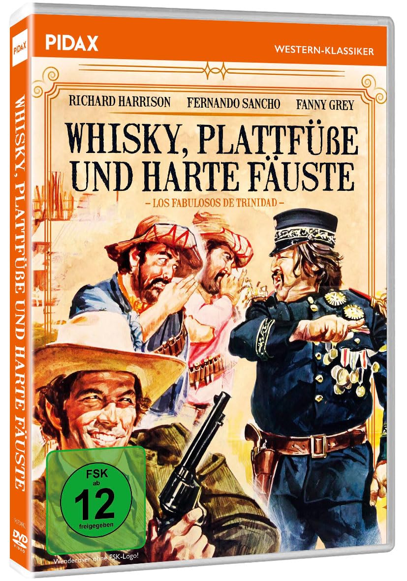 Whisky, Plattfüße und harte Fäuste (Los Fabulosos de Trinidad) / Euro-Western mit Richard Harrison und Fernando Sancho (Pidax Western-Klassiker