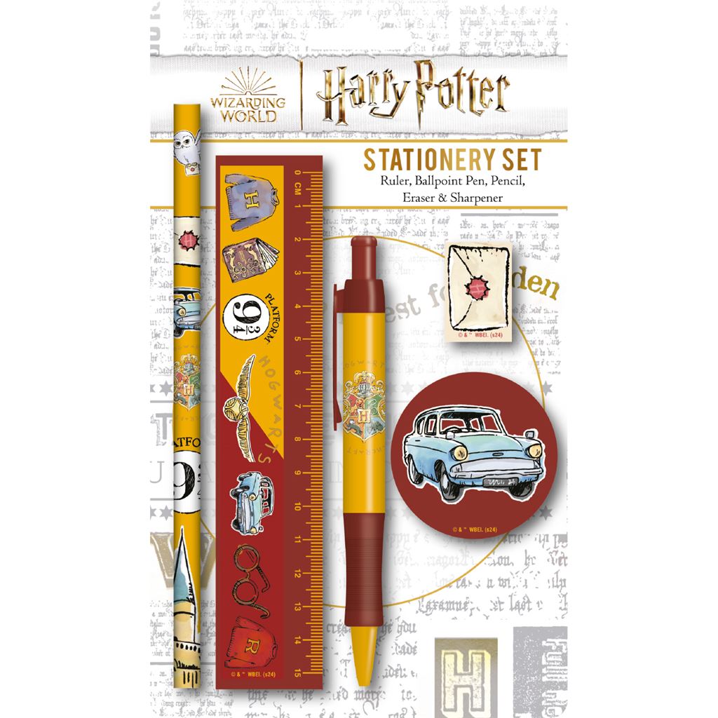 Pyramid Set di cancelleria a tema Harry Potter