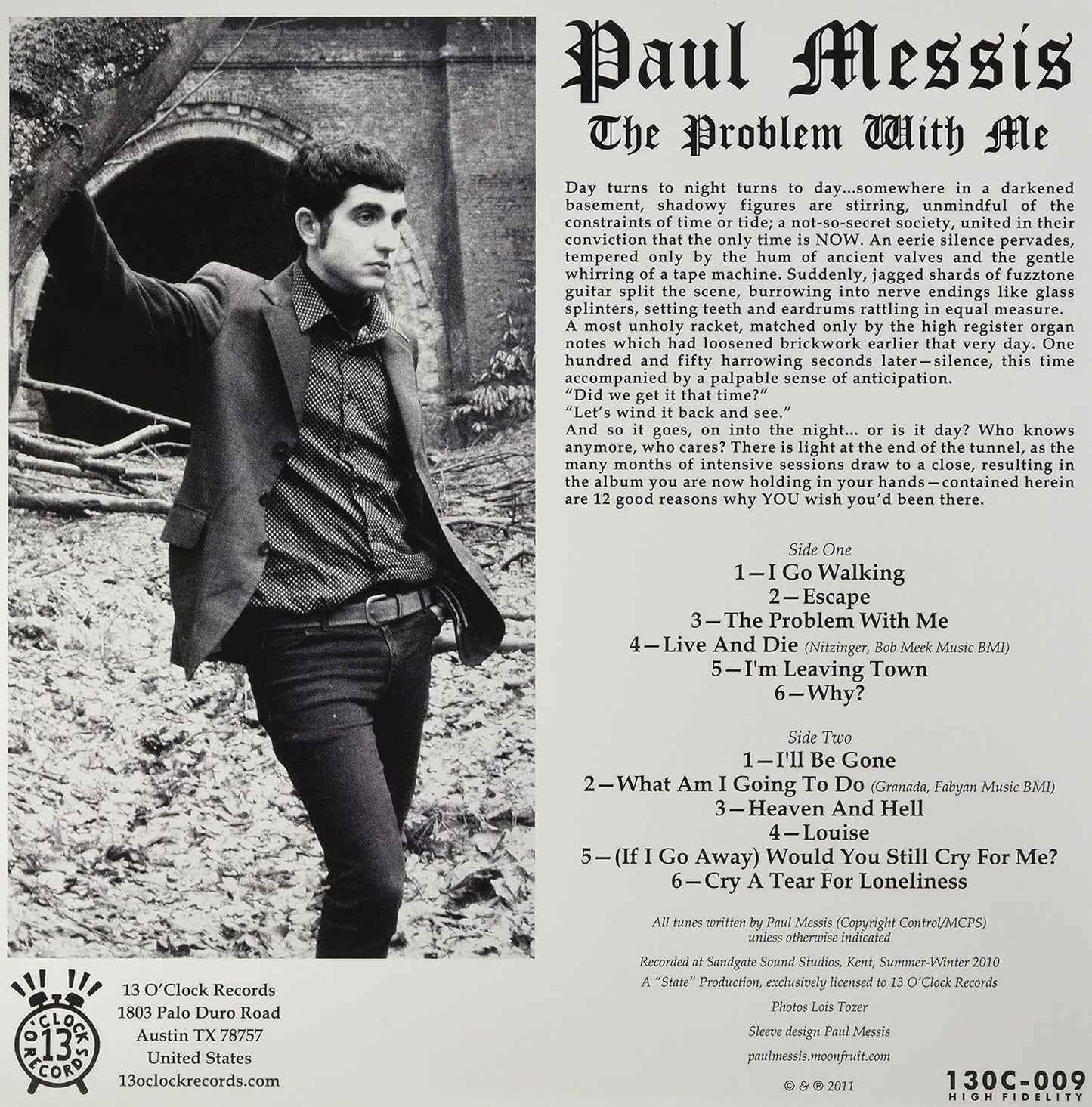 Paul Messis - The Problem With Me (Lp)