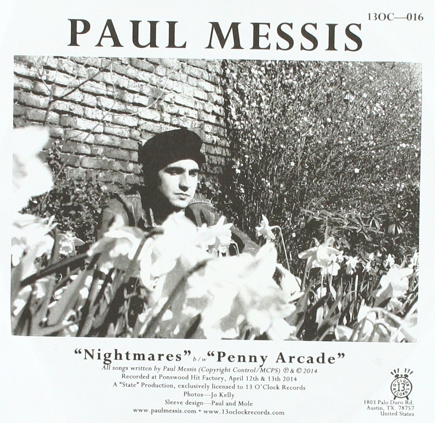Paul Messis - Nightmares/Penny Arcade (7 Single)