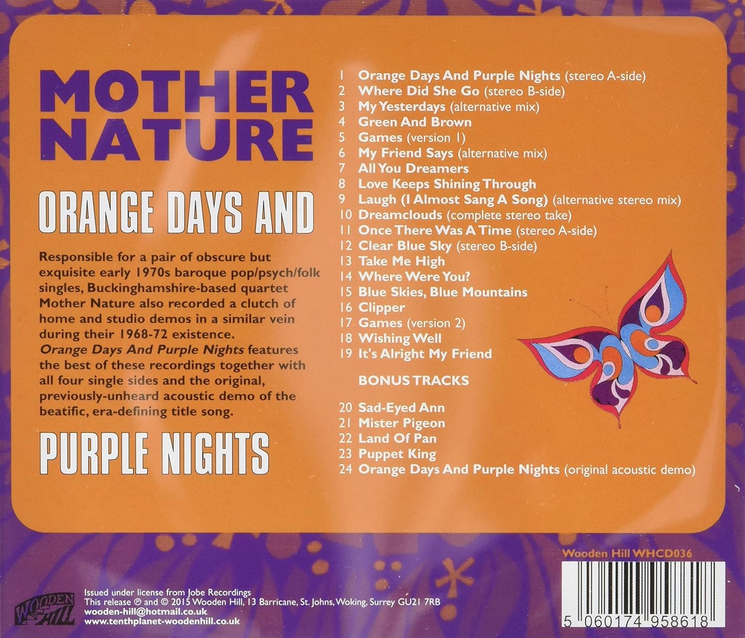 Orange Days and Purple Nights