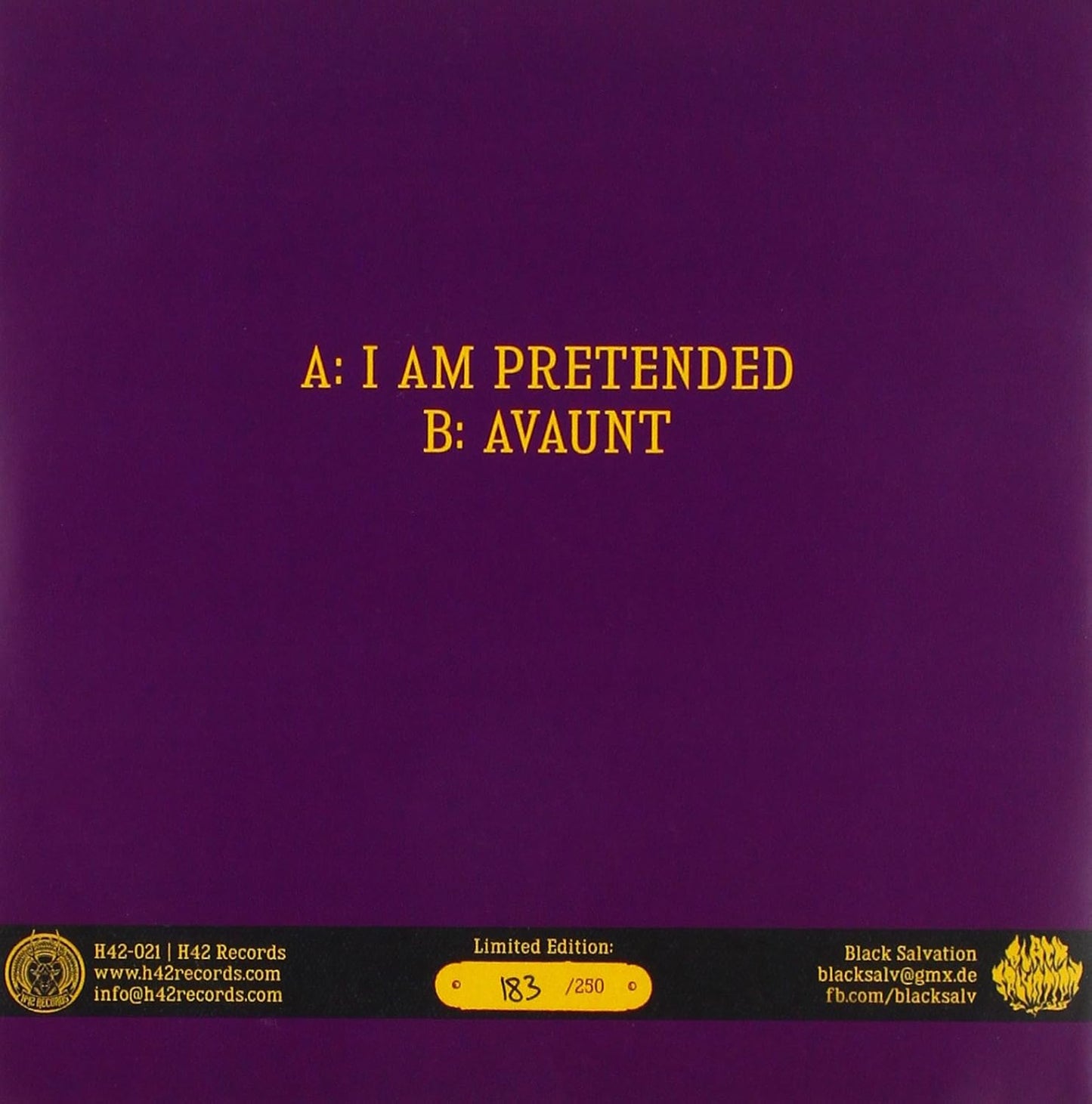 I am Pretended (Black