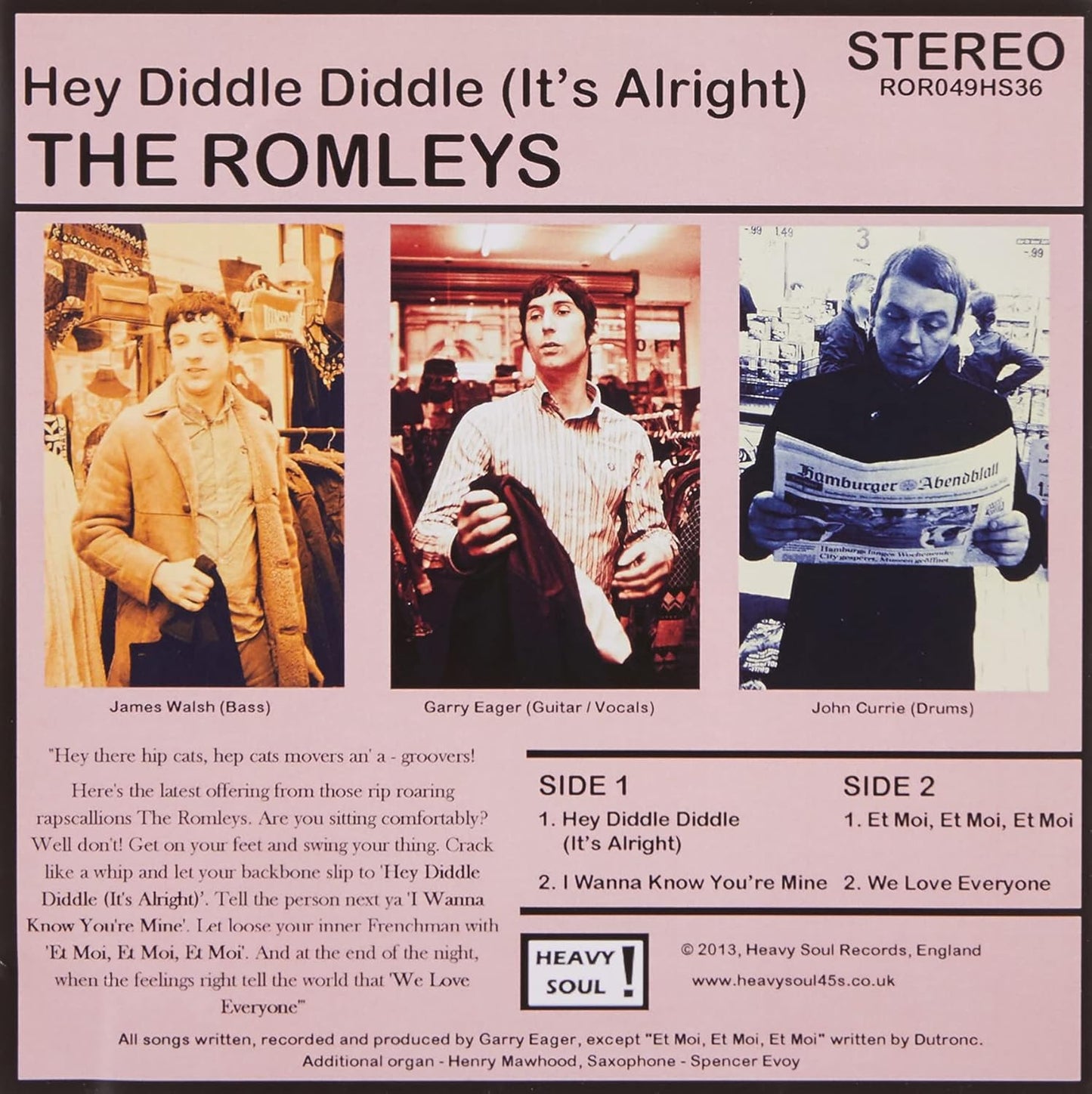 Hey Diddle Diddle (It'S Alright