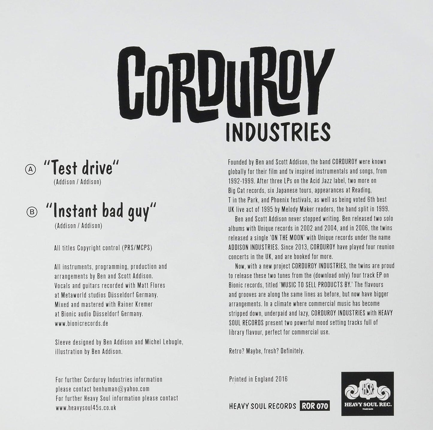 Test Drive/Instant Bad Guy
