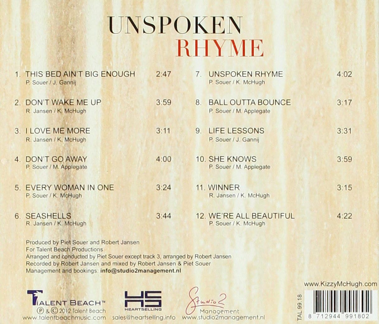 Kizzy McHugh - Unspoken Rhyme