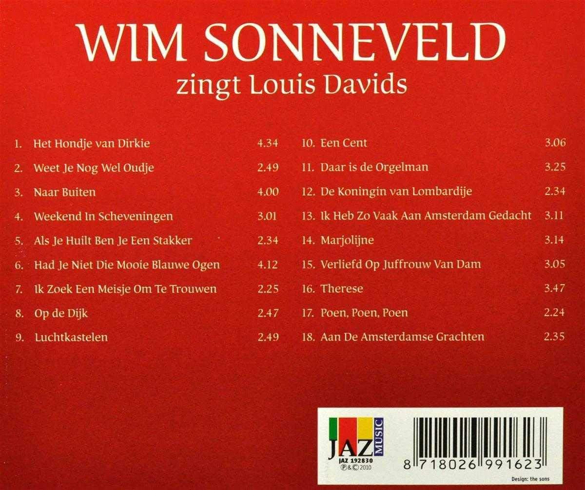 Wim Sonneveld - Zingt Louis Davids (CD)