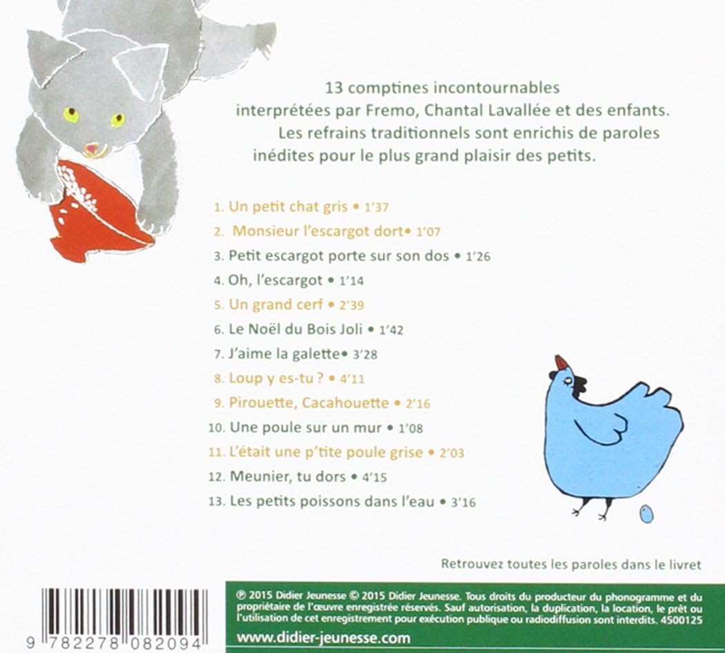 Fremo - Comptines / Mes Pr'f'r'es