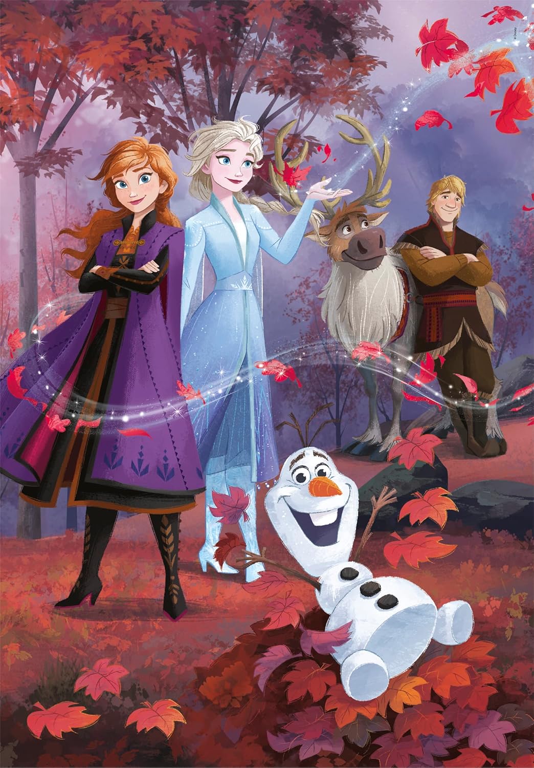 Clementoni - 26474 - Supercolor Puzzle - Disney Frozen - Puzzle 60 Maxi Teile Ab