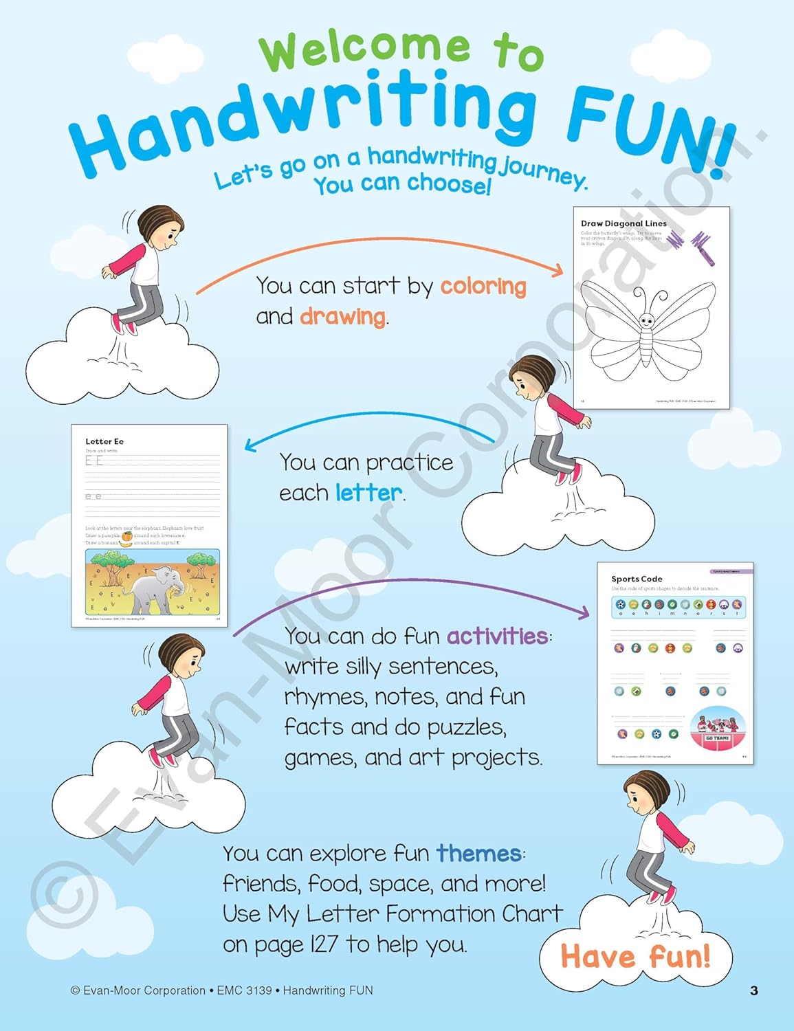 Handwriting Fun!, Grade K - 6 Workbook