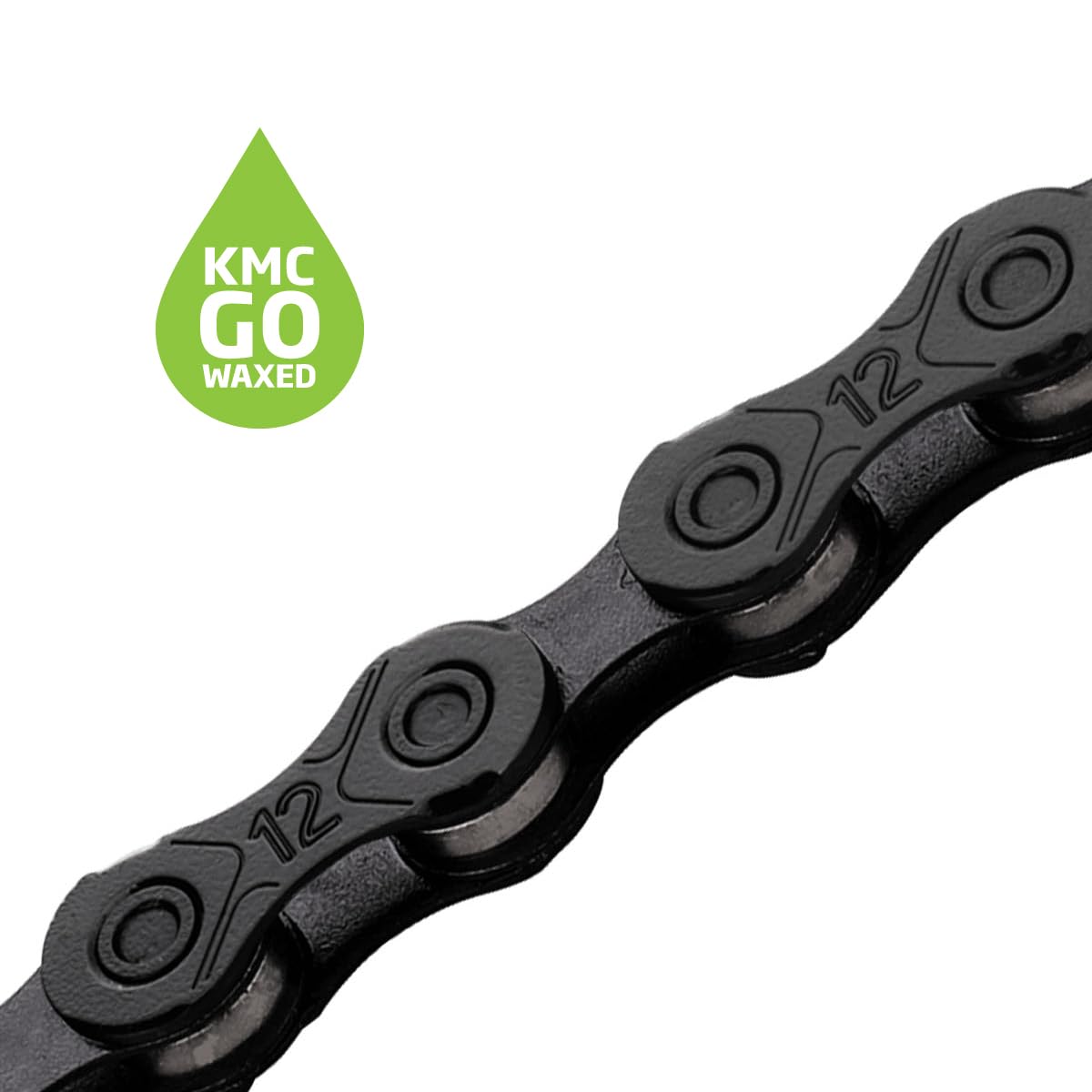 KMC X12 Black Waxed 126L chain