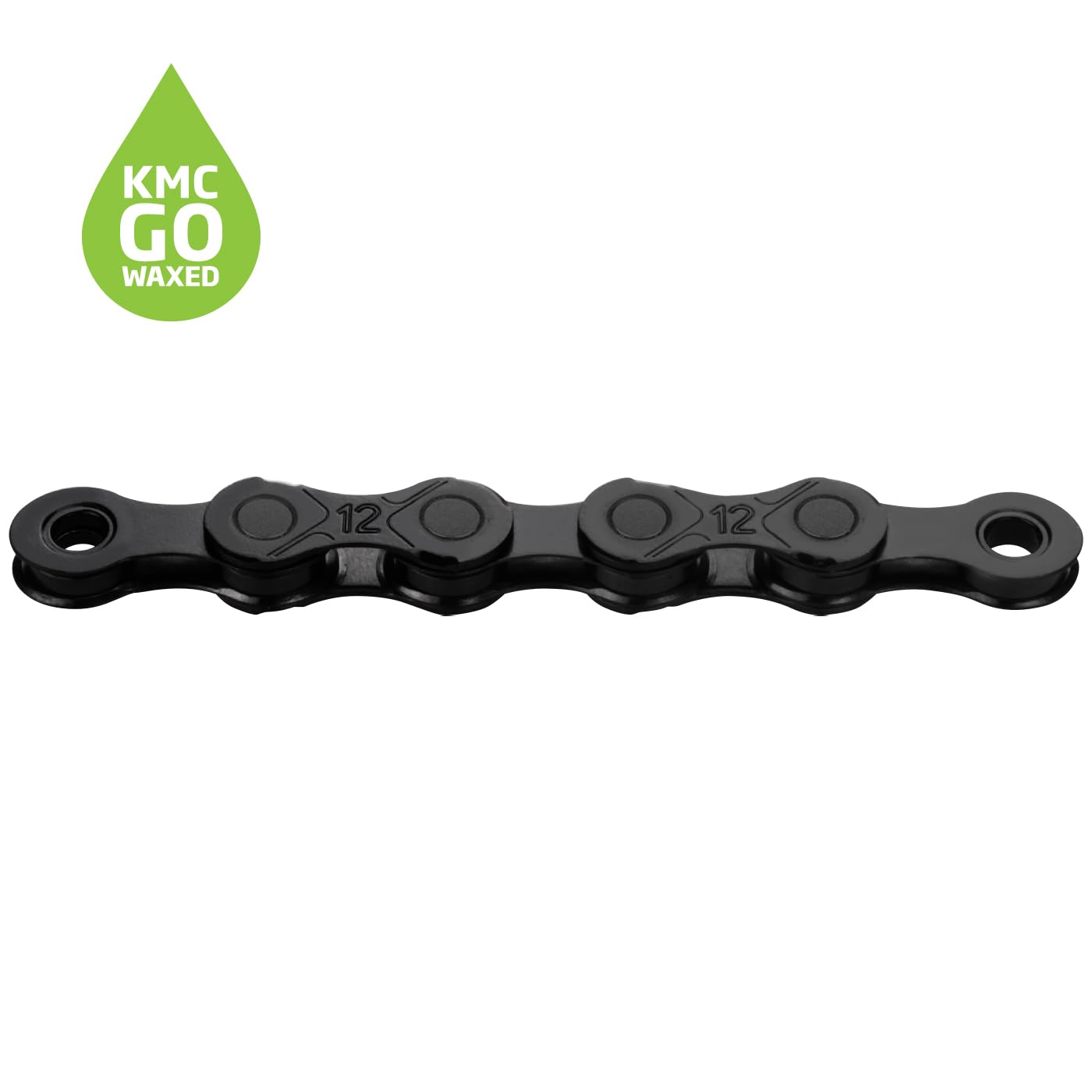 KMC DLC12 Black Waxed 126L chain