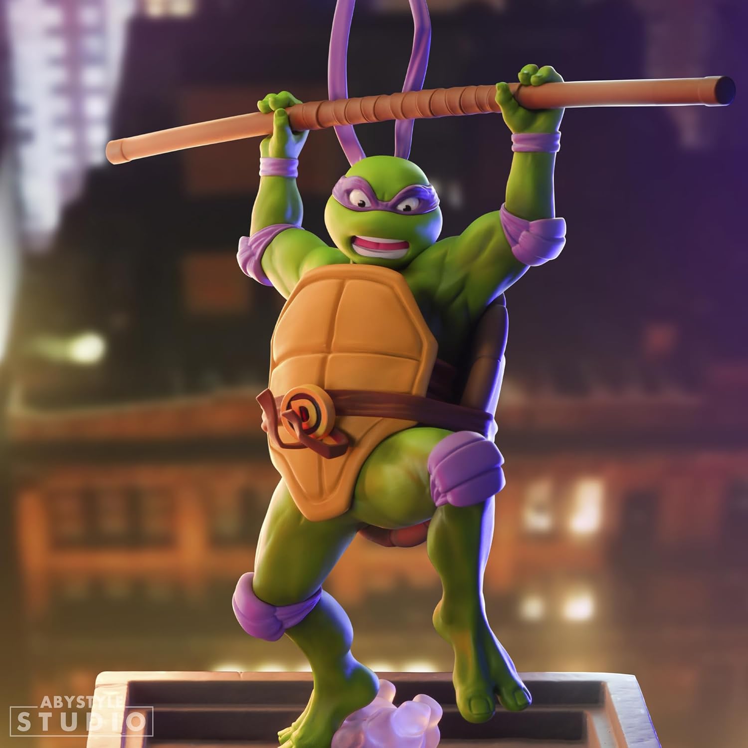 ABYSTYLE Studio Teenage Mutant Ninja Turtles Donatello 9" Tall SFC Collectible PVC Figure Statue Cartoon Figurine Home Room Office Décor Gift