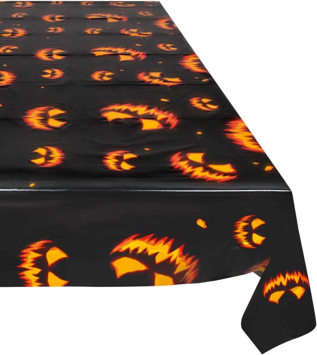 Boland: Pc. Tablecloth Creepy Pumpkin (120 X 180 Cm) H