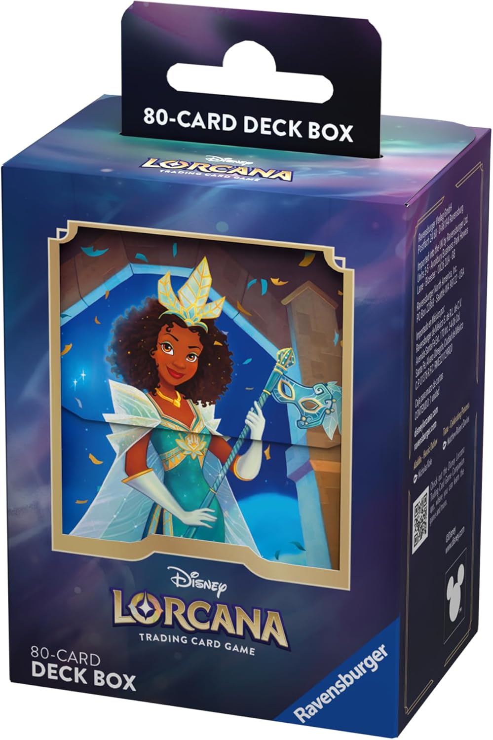 Ravensburger Disney Lorcana TCG Trading Cards for Adults and Kids Age 8 Years Up - Tiana Protective Deck Box - Set 5: Shimmering Skies
