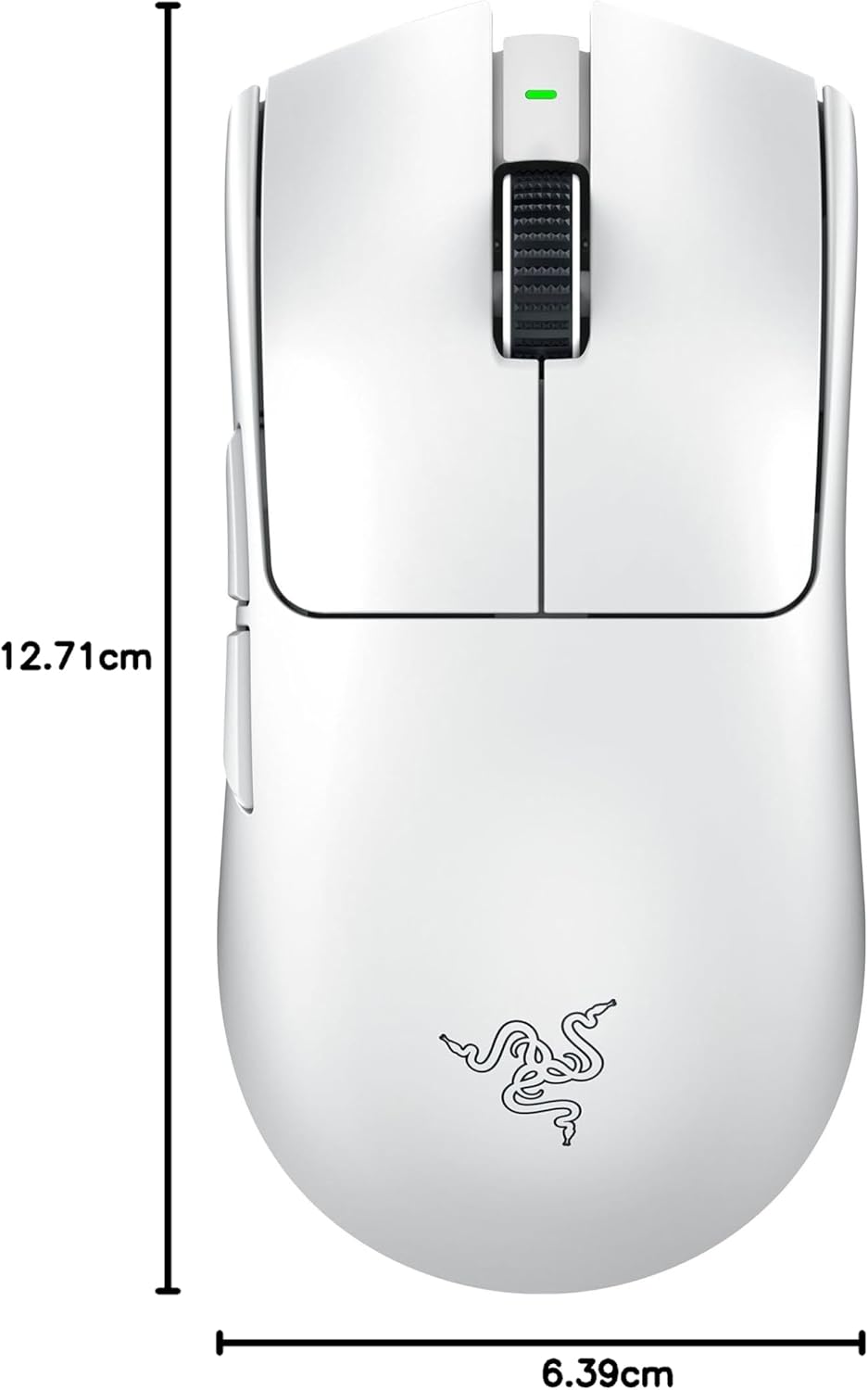 Razer Viper V3 Pro - Ultra-lightweight Wireless Esports Gaming Mouse (8K Hz HyperPolling, 55g Lightweight Design, Focus Pro Sensor 35K DPI, HyperSpeed Wireless, 95 hours Battery Life) White